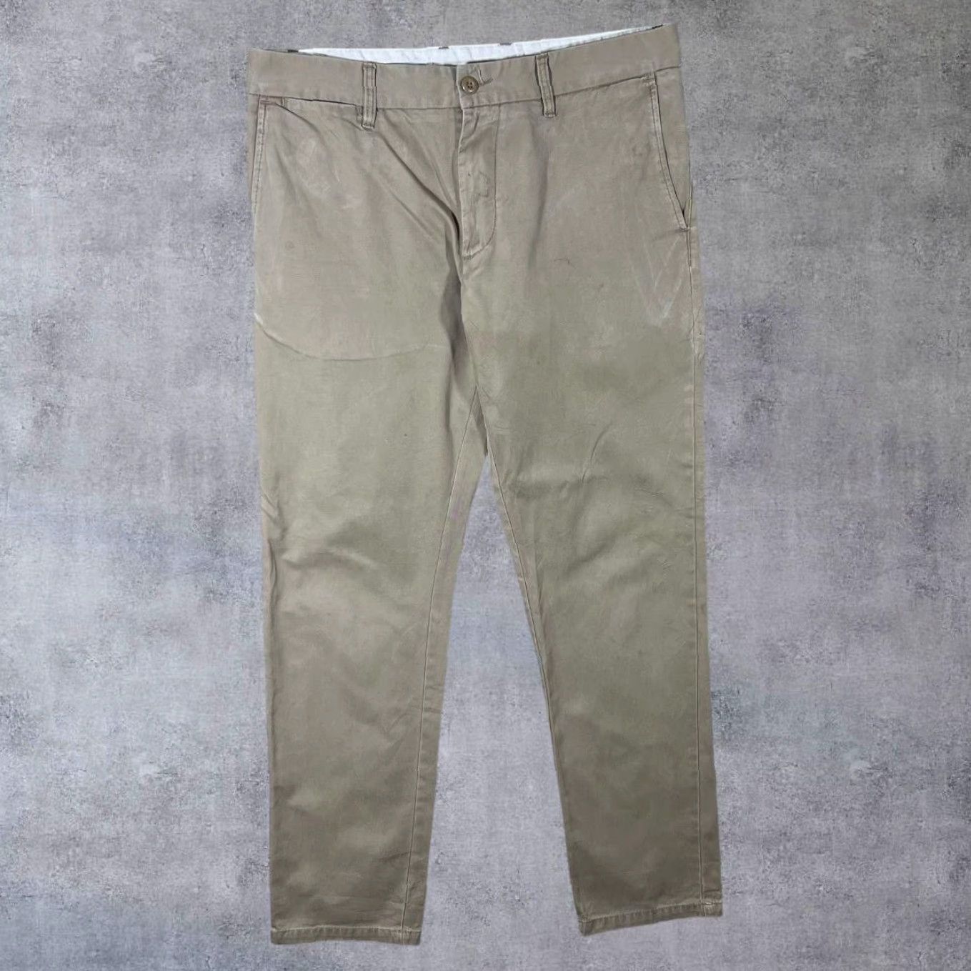 Carhartt Carhartt Johnson Pant Classic Beige Regular Tapered Fit Chino Trousers 32 x 32 Men Beige Chino Casual Pants Mens Jones Diameter DC4 Size US 32 / EU 48 - 3 Thumbnail