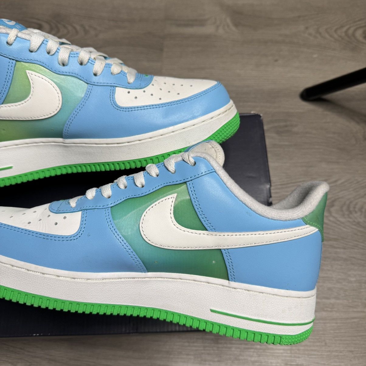 Nike Nike Air Force 1 Low ‘07 - Aquarius Blue Vapor Green (2024) Size US 9.5 / EU 42-43 - 7 Thumbnail