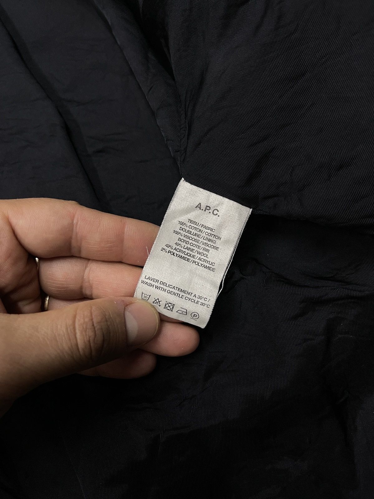 A.P.C. Mens A.P.C. Rue Madame Paris Bomber Jacket Navy Size L Size US L / EU 52-54 / 3 - 13 Thumbnail