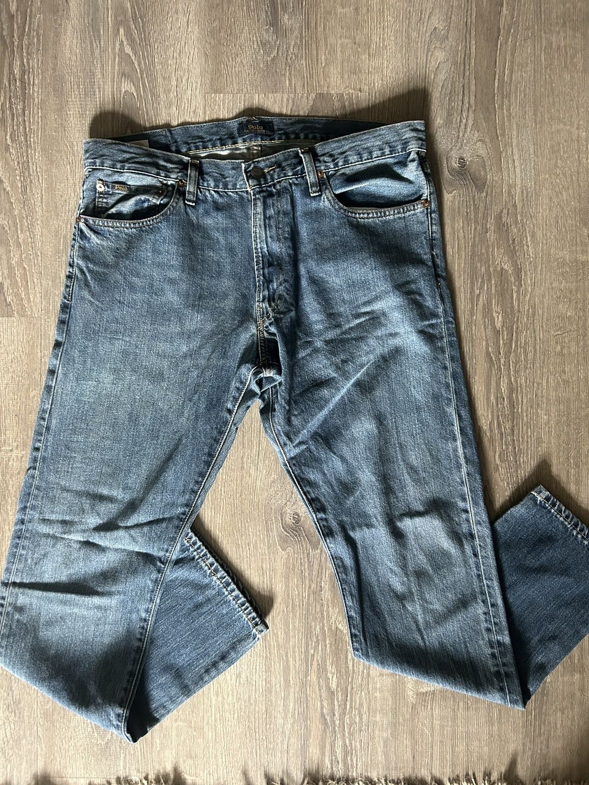 Polo Ralph Lauren × Ralph Lauren Polo Ralph Lauren men’s denim blue jeans Size US 34 / EU 50 - 1 Thumbnail