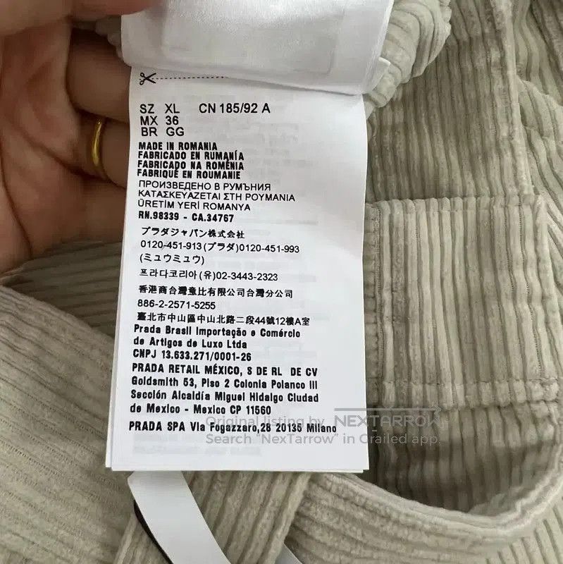 Prada Prada Casual Summer Cotton Pants for Men. Size US 34 / EU 50 - 4 Thumbnail