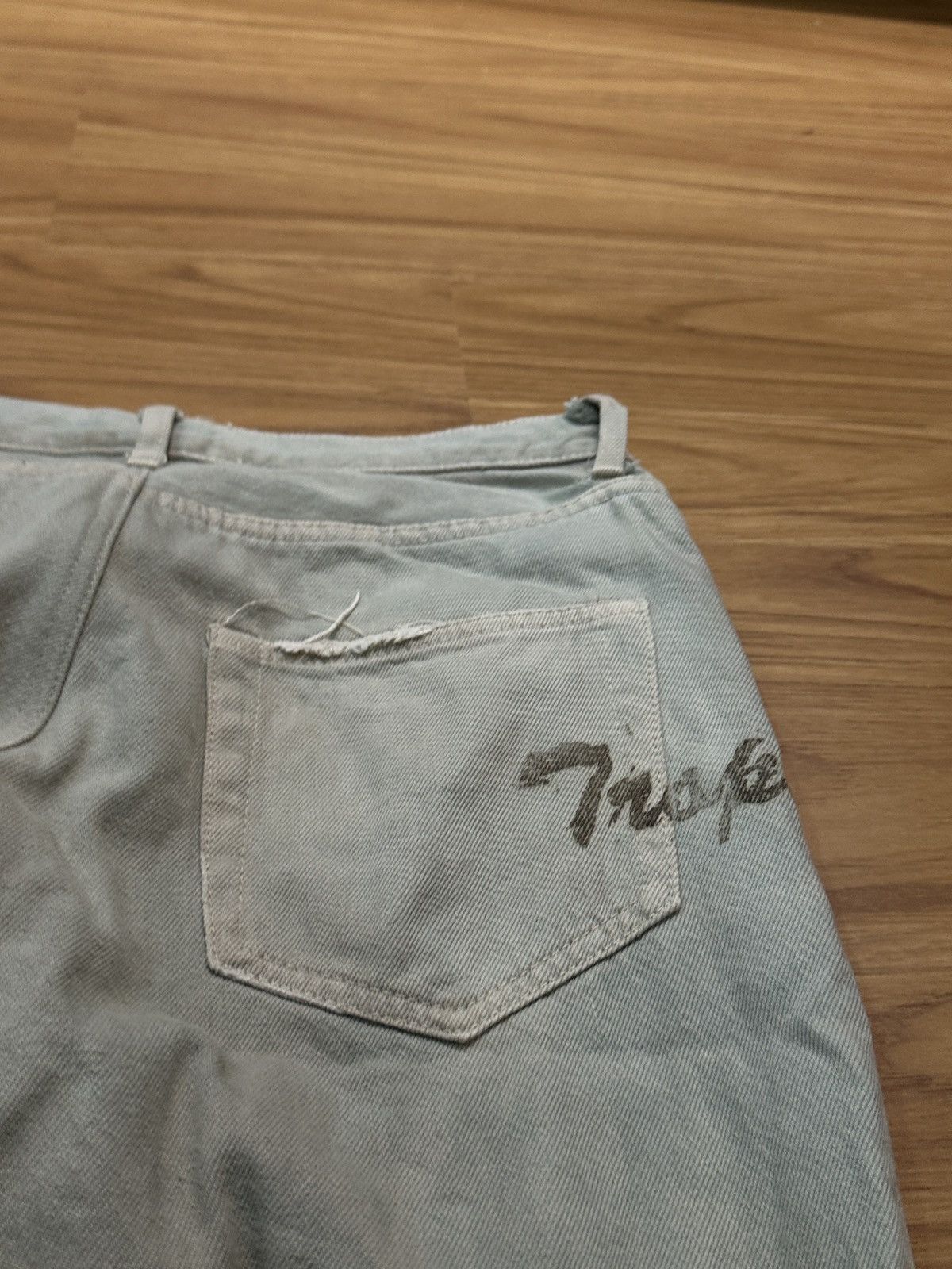 Kiminori Morishita Kiminori Morishita Laser Printed Naked Girl Denim Pant Size US 32 / EU 48 - 19 Thumbnail
