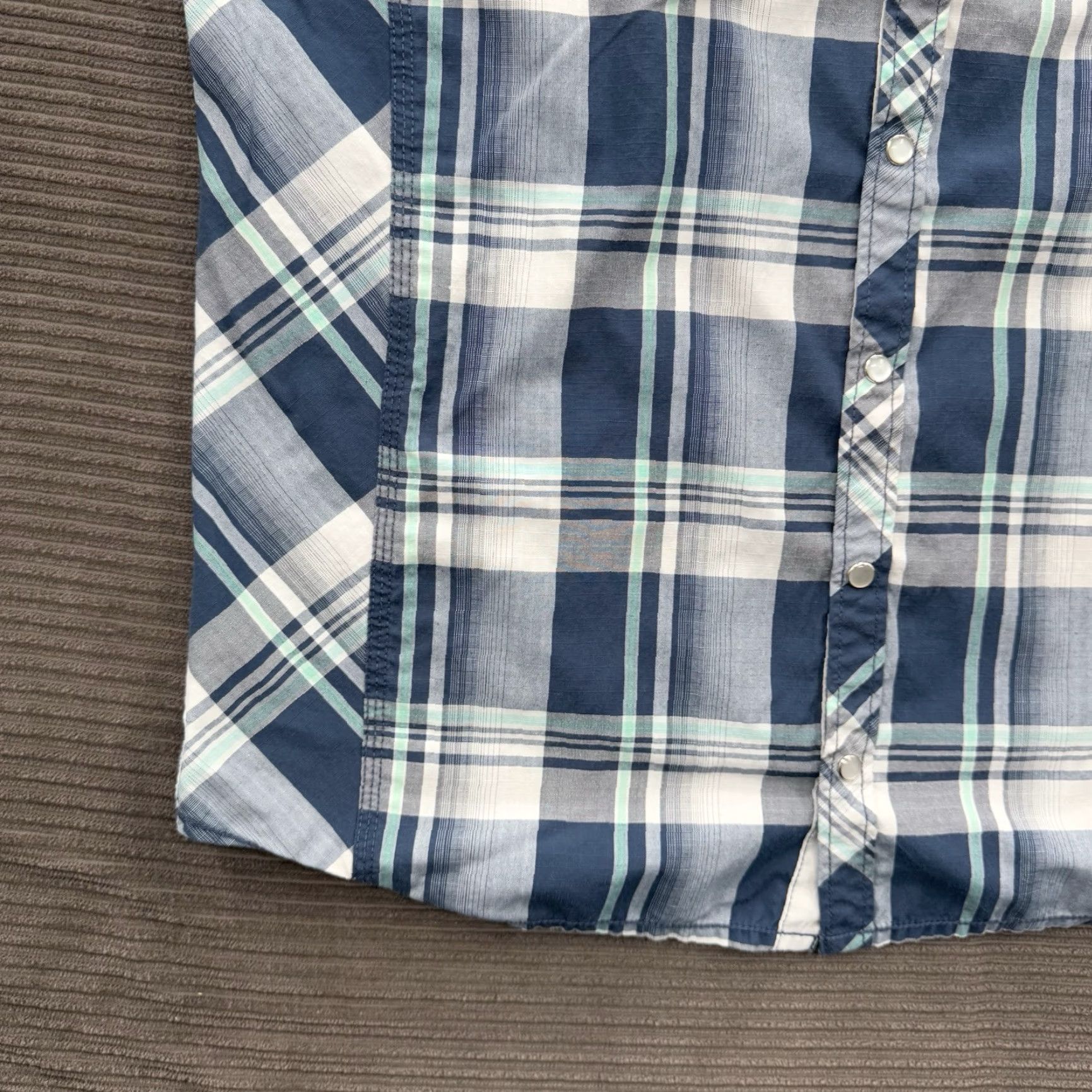 Vintage BKE Buckle Shirt Men Large Plaid Cotton Pearl Snap Long Sleeve Cowboy Rodeo Shirt Size US L / EU 52-54 / 3 - 6 Thumbnail