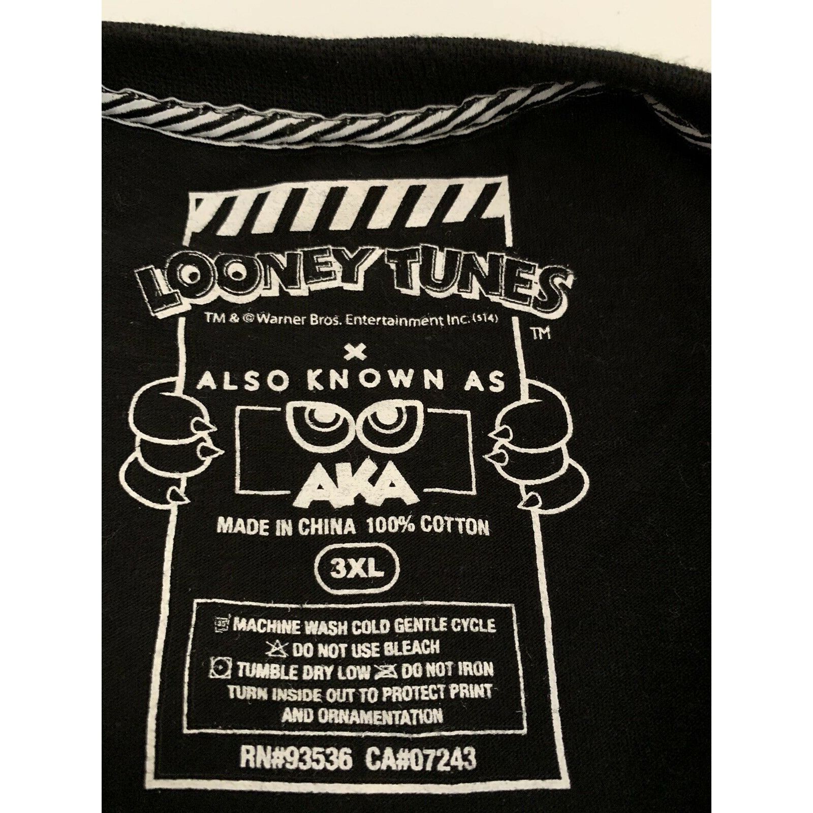 Other Looney Tunes Marvin The Martian Men’s Sz 3XL Black Graphic T Size US XXL / EU 58 / 5 - 2 Thumbnail