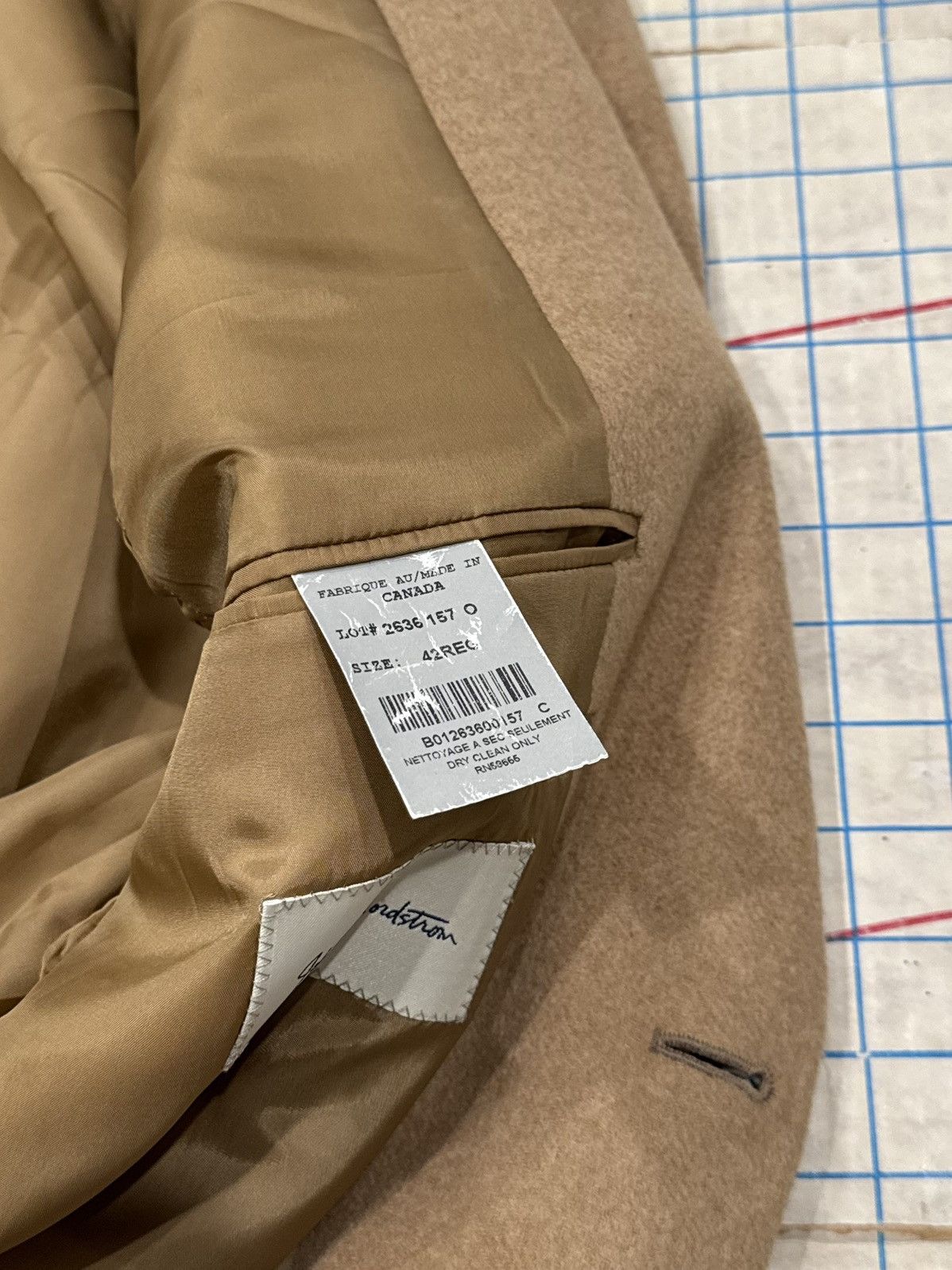 Loro Piana Nordstrom’s Loro Piana 100% Worsted Camelhair Blazer 42R Size 42R - 15 Thumbnail