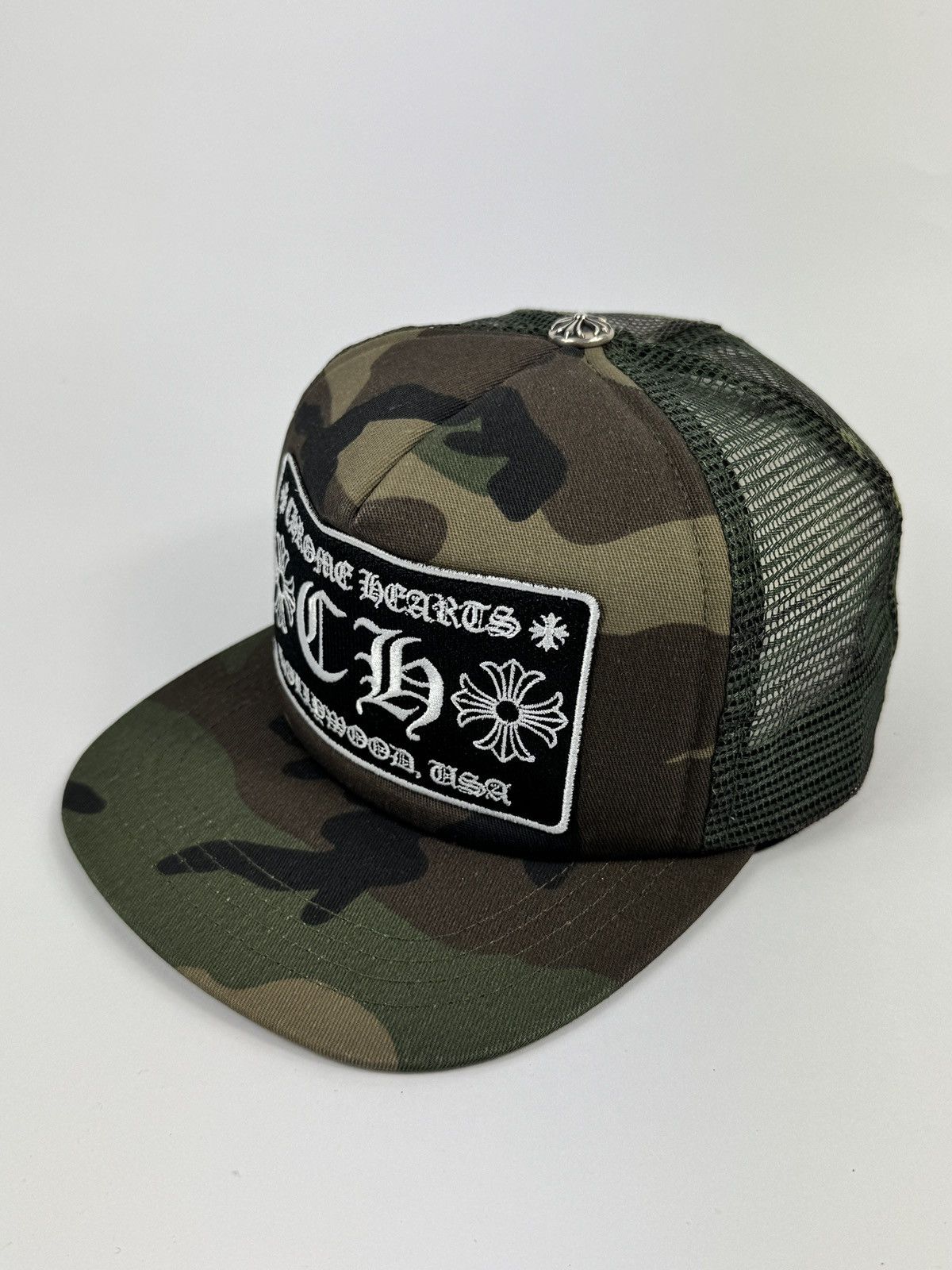 Chrome Hearts LOGO CAMO TRUCKER CAP Size ONE SIZE - 4 Thumbnail