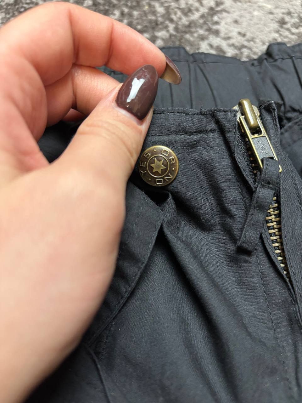 Japanese Brand × Vintage Vintage Y2K Opium Bandage Zipper Owens Style Cargo Long Shor Size US 27 - 5 Thumbnail