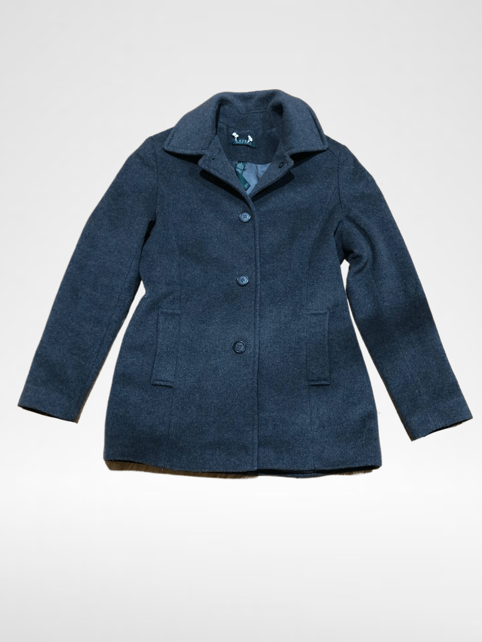 Lauren Ralph Lauren VINTAGE Gray Down Jacket Button Ups Lauren Ralph Lauren Size S / US 4 / IT 40 - 1 Thumbnail