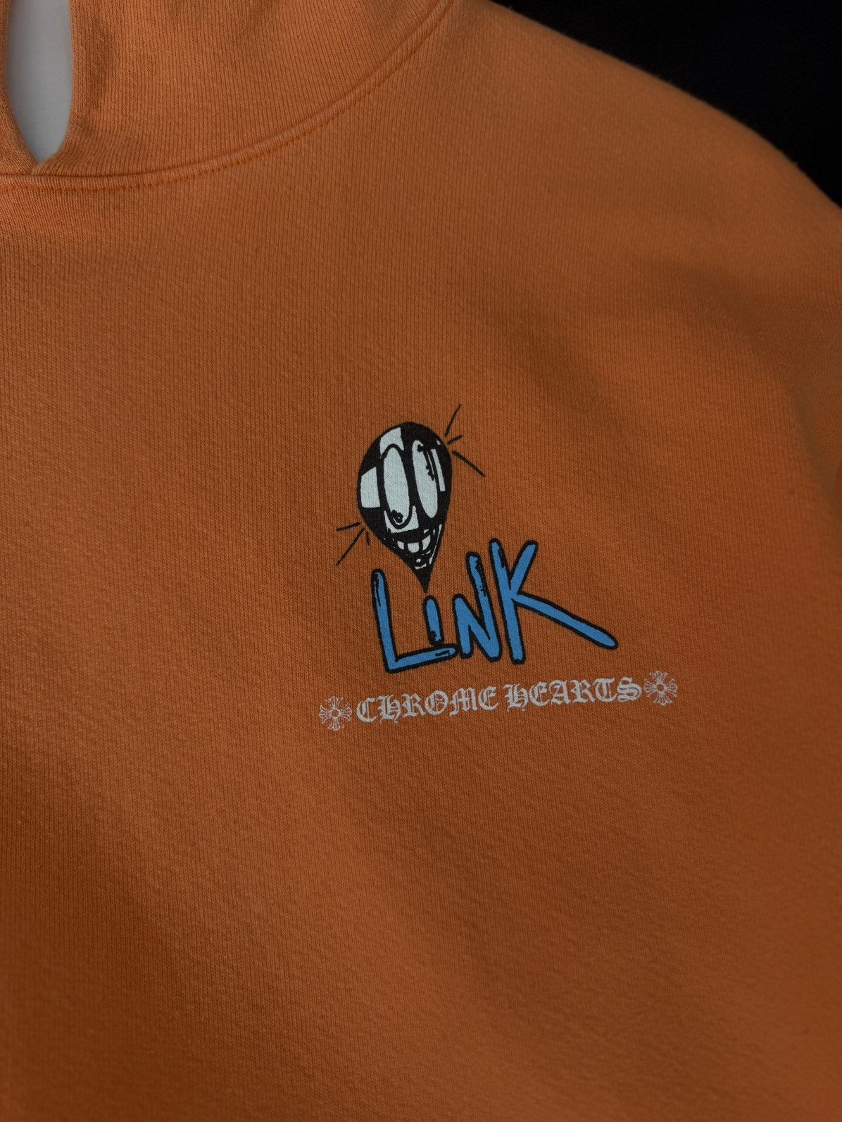 Chrome Hearts × Matty Boy Chrome Hearts Orange “LINK” Matty Boy Hoodie Size L Size US L / EU 52-54 / 3 - 6 Thumbnail