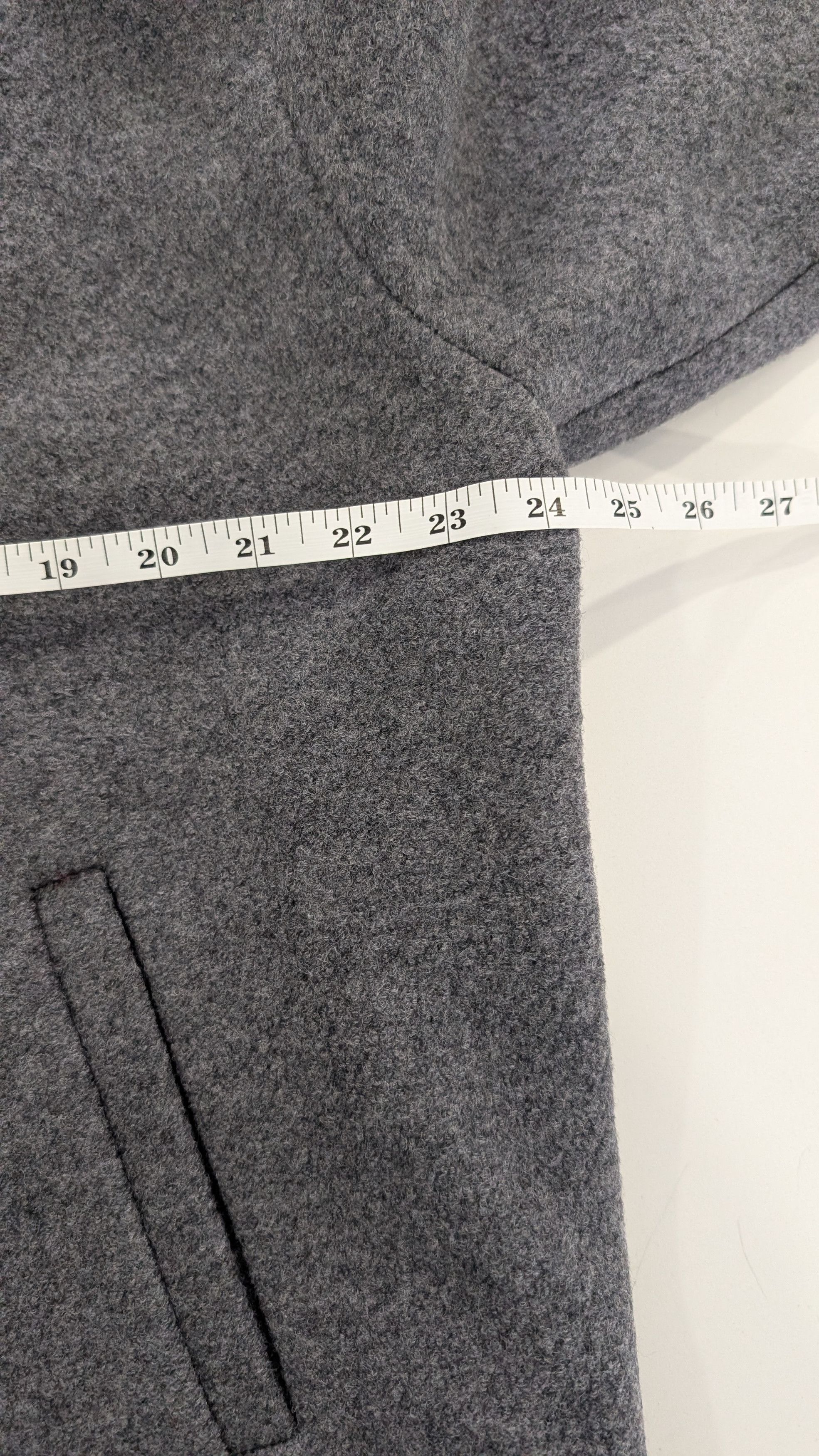 Other MARCELLA NYC Melanie Italian Wool Asymmetric Moto Coat Size L / US 10 / IT 46 - 10 Thumbnail