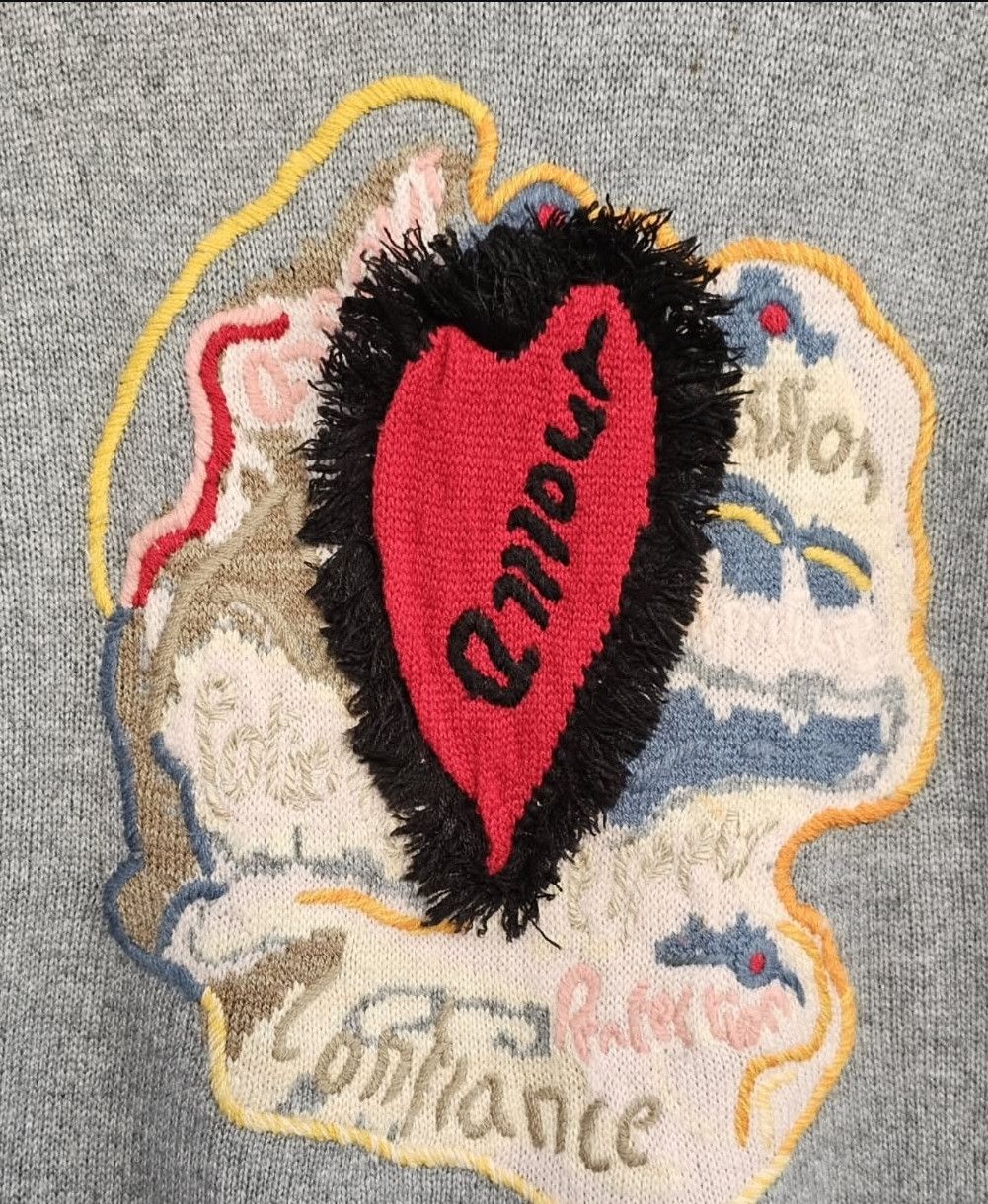 Christian Dior Monsieur × Dior Christian Dior Amour cashmere sweater hearth Size M / US 6-8 / IT 42-44 - 3 Thumbnail