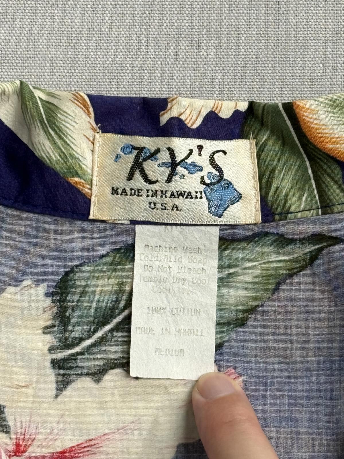 Other Ky's Hawaiian Flower Shirt Pocketless Made in Hawaii Shirt M Size US M / EU 48-50 / 2 - 2 Thumbnail