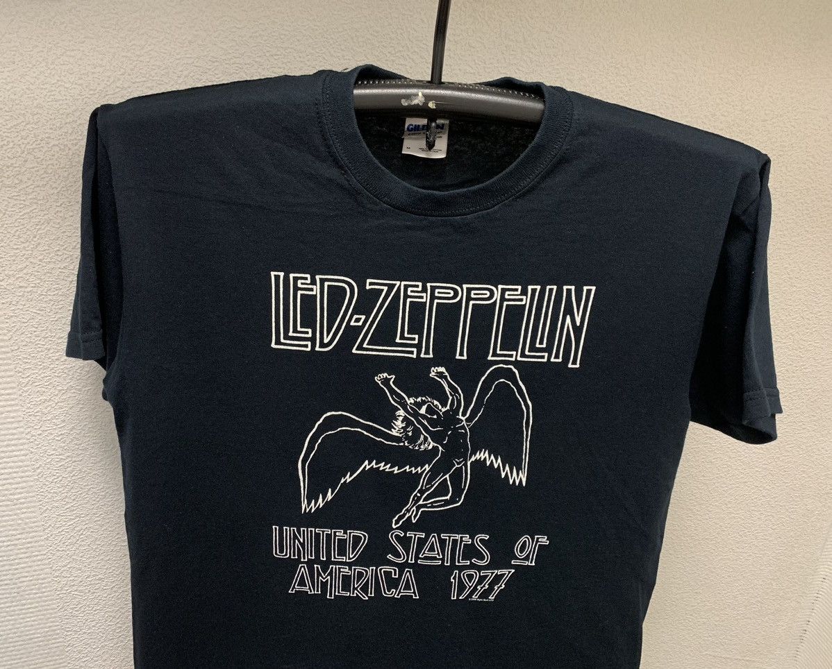 Led Zeppelin Led-Zeppelin vintage band tee t-shirt M 2000th rock rare Size US M / EU 48-50 / 2 - 2 Thumbnail