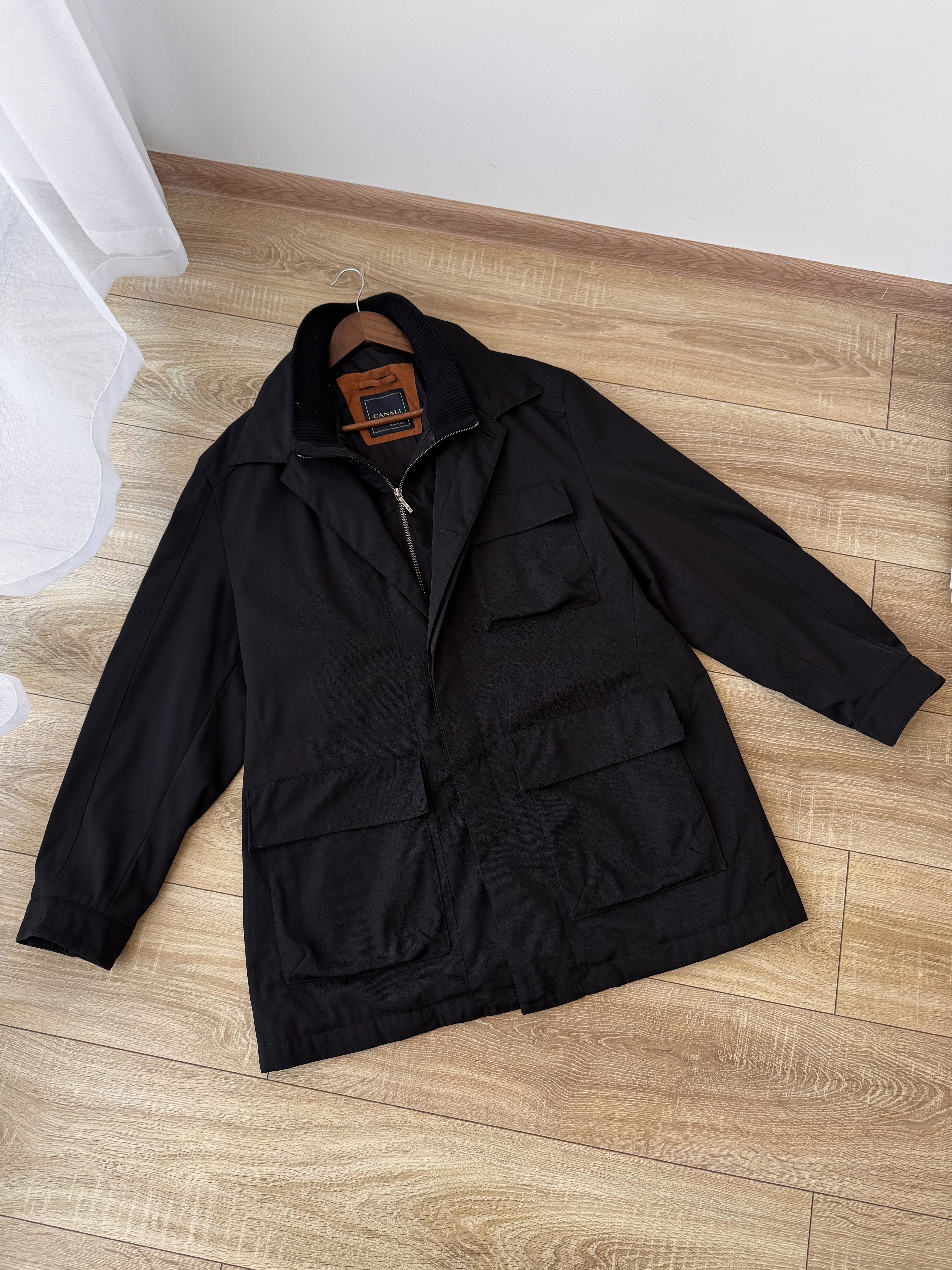 Canali Vintage Canali Rain System Sport Fabric Luxury Jacket Size US L / EU 52-54 / 3 - 3 Thumbnail