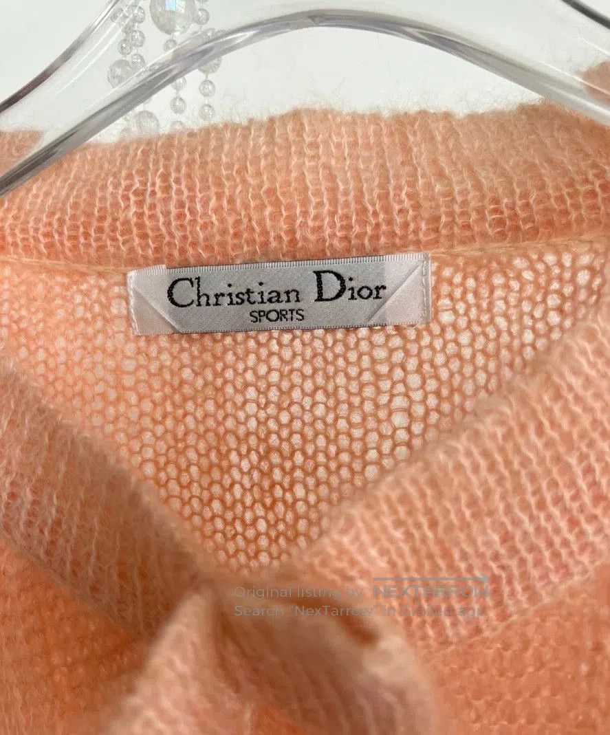 Dior christian dior soft pink knit sweater. Size US M / EU 48-50 / 2 - 3 Thumbnail