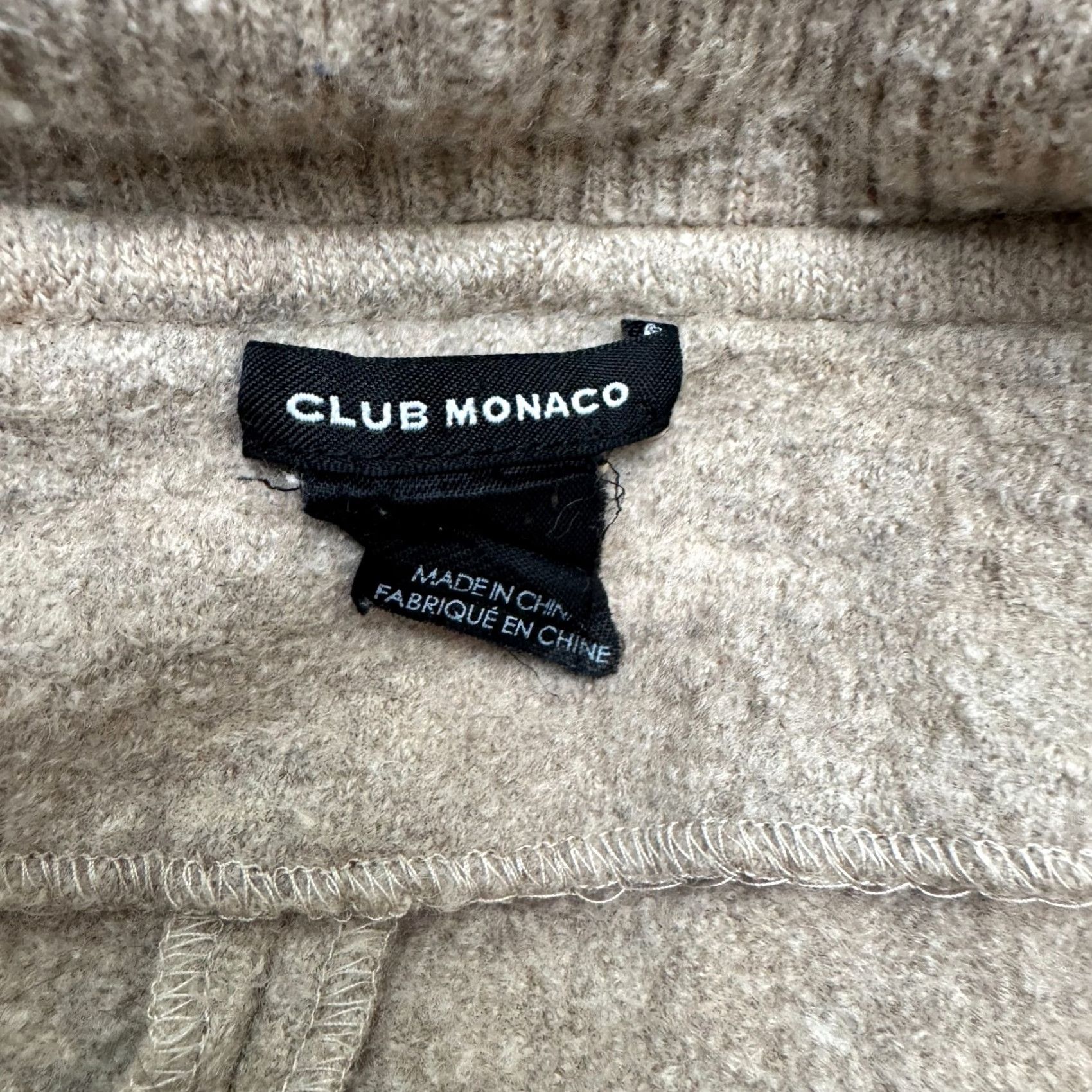 Club Monaco VINTAGE Club Monaco Wool Belted Cardigan Sweater Womens Small Wrap Coat Oatmeal Knit Size S / US 4 / IT 40 - 7 Thumbnail