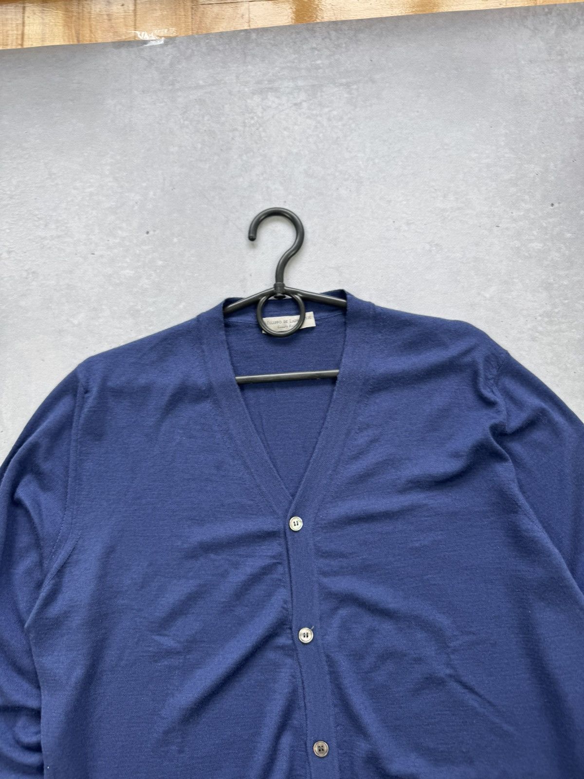 Vintage Filippo De Laurentiis Wool&Silk&Cashmere Luxury Cardigan Size US M / EU 48-50 / 2 - 3 Thumbnail