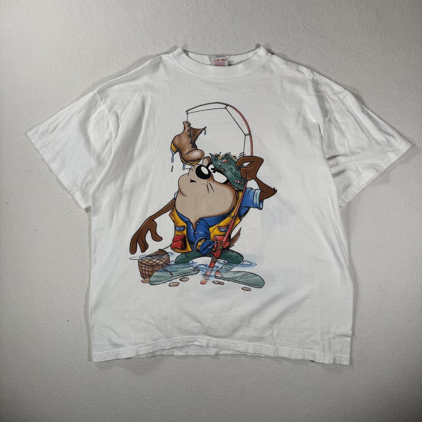 Other Vintage 90s Tazmanian Devil Looney Tunes Cartoon Tee Size US L / EU 52-54 / 3 - 1 Thumbnail