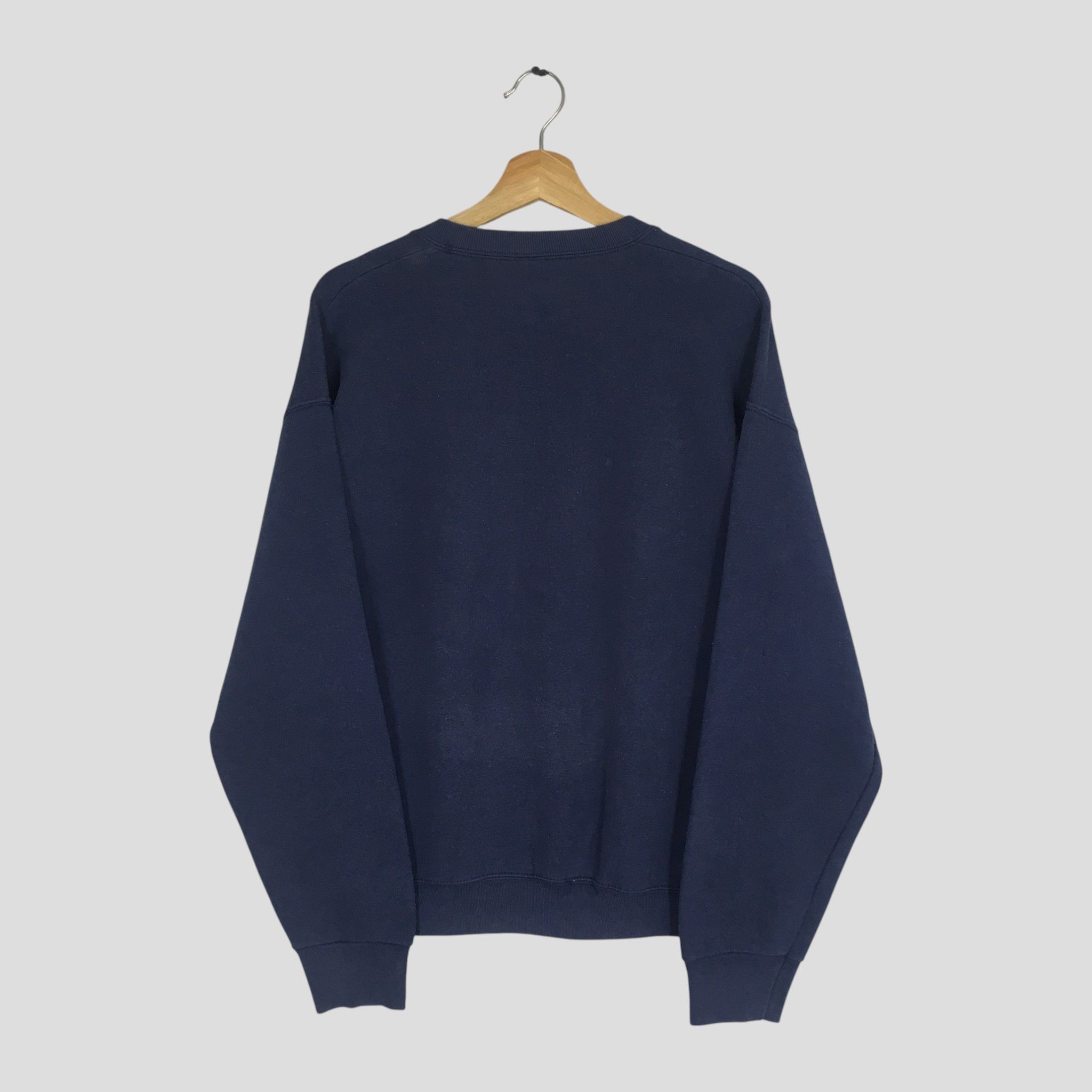 Fruit Of The Loom Vintage 90s Fruit of The Loom Blue Sweatshirt - 282 Size US M / EU 48-50 / 2 - 2 Thumbnail