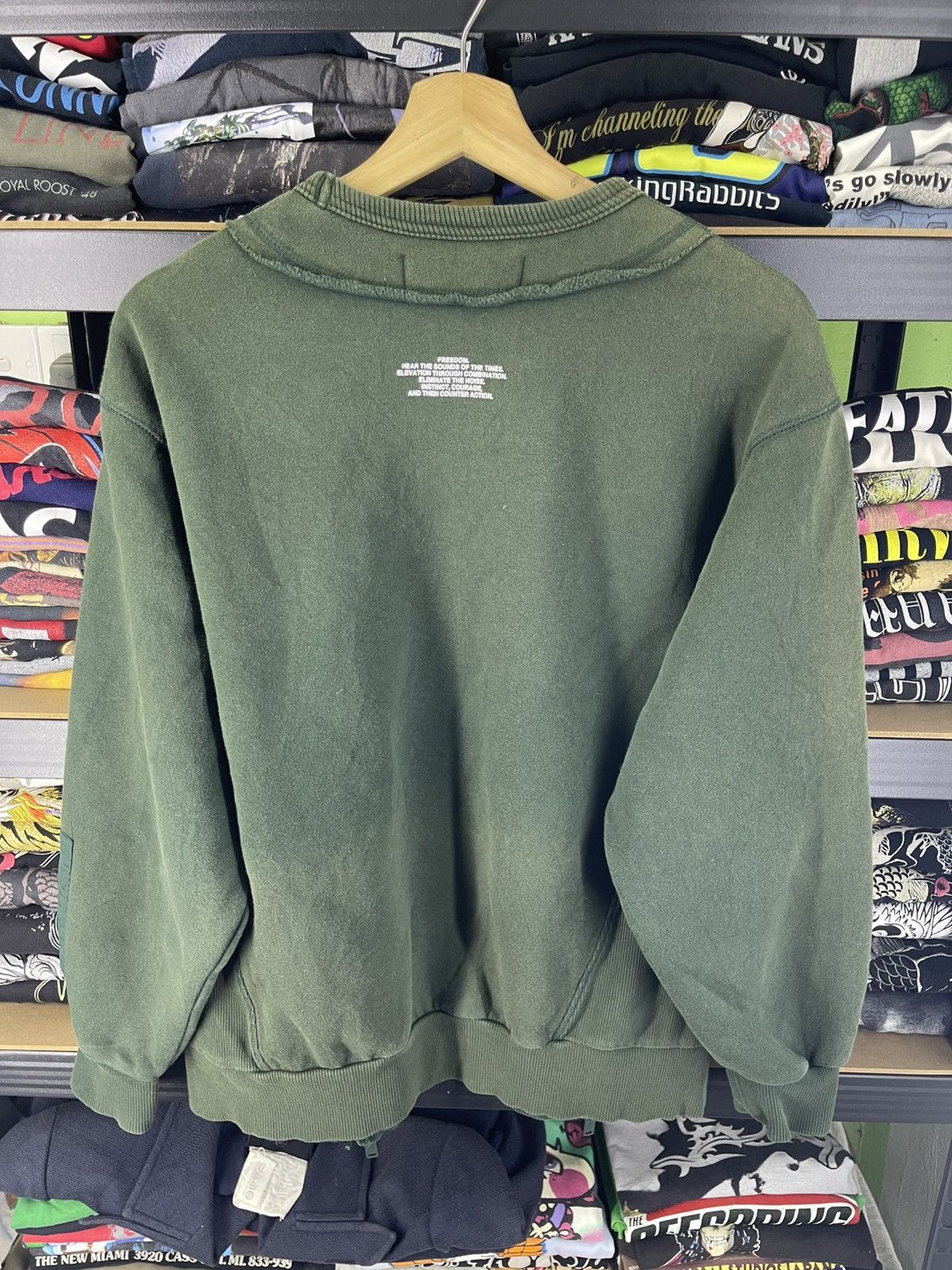 GU × Undercover GU x Undercover Dark Green Design Sweatshirt Size US M / EU 48-50 / 2 - 12 Thumbnail
