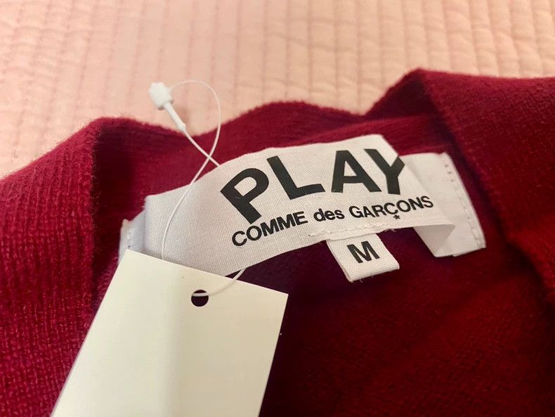 Comme des Garcons Comme Des Garcons Cashmere cardigan CDG cardigan red heart Size US M / EU 48-50 / 2 - 6 Thumbnail