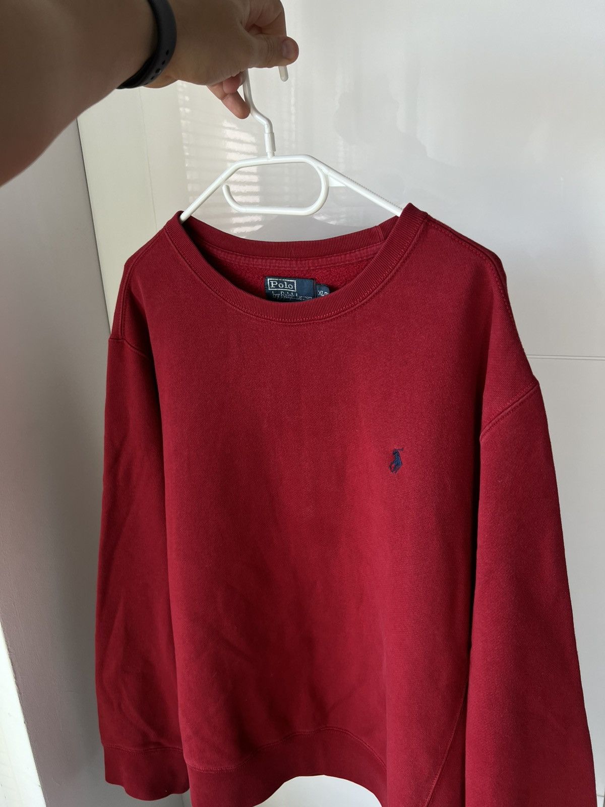 Polo Ralph Lauren Vintage Polo Ralph Lauren Red Crew Neck Y2K Drip Sweatshirt Size US XL / EU 56 / 4 - 3 Thumbnail