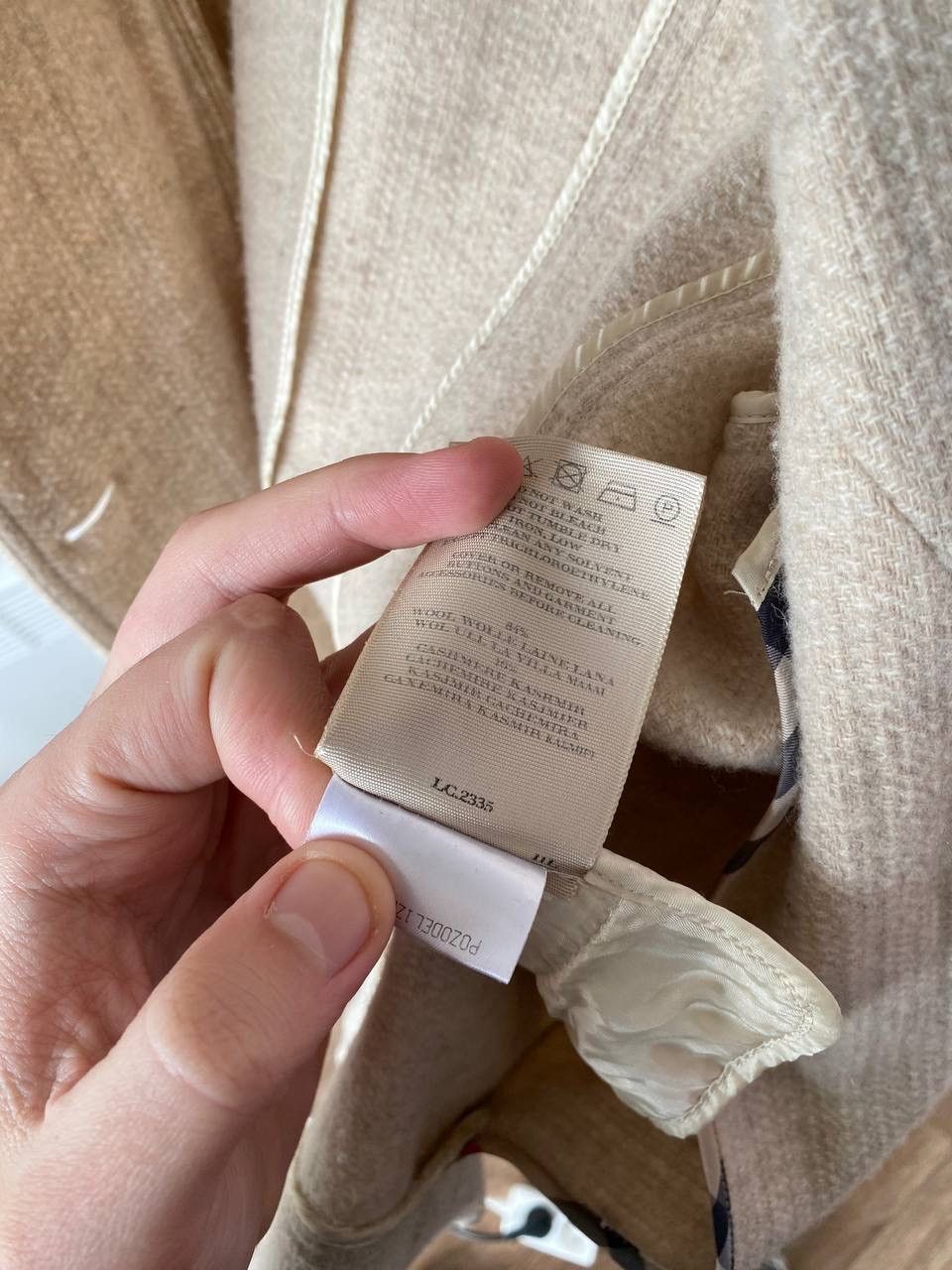 Burberry Burberry Wool & Cashmere Beige Women Blazer Size S Slim Fit Size S / US 4 / IT 40 - 8 Thumbnail