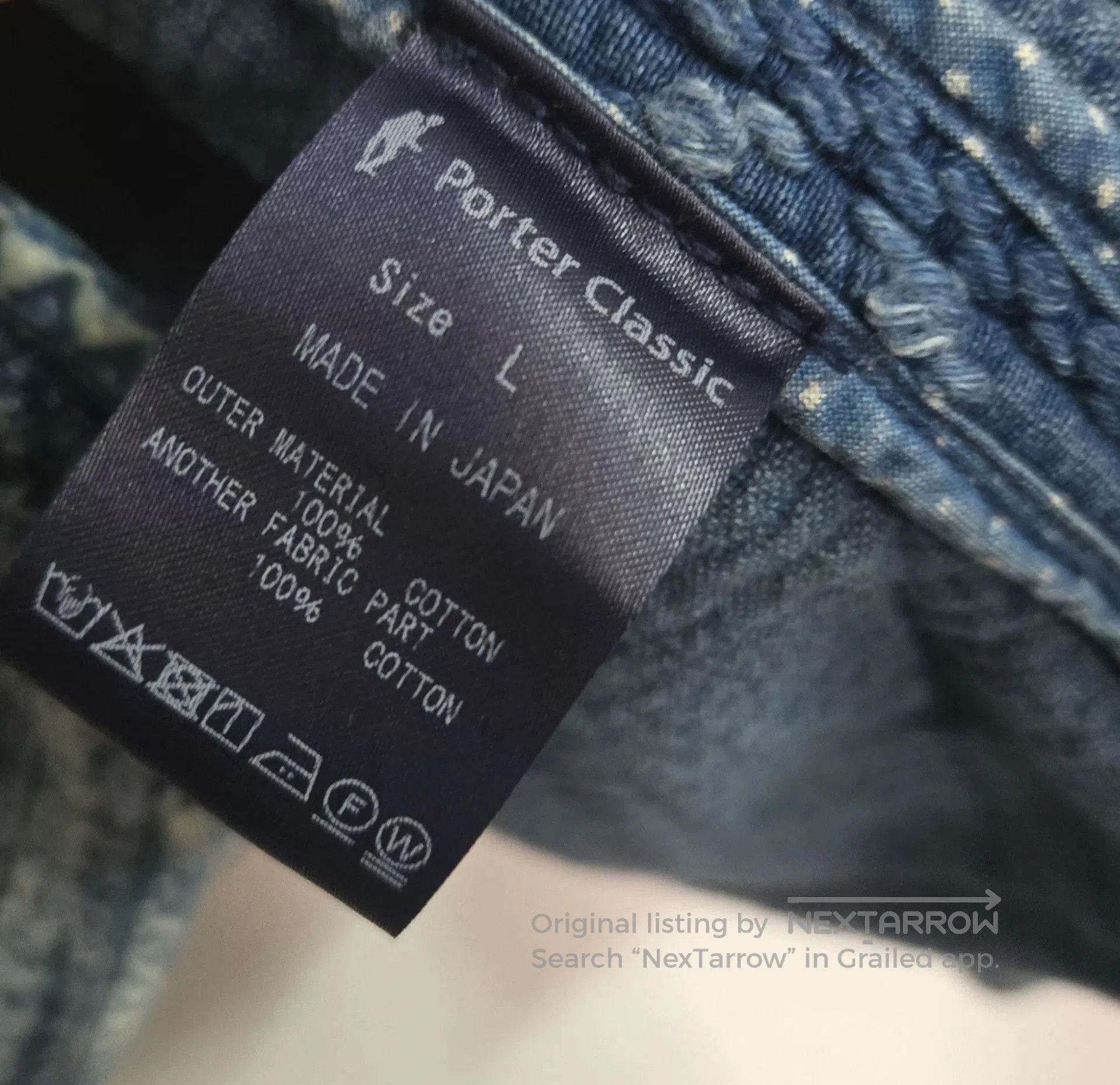 Porter Classic Kendo Sashiko French Jacket by Porter Classic. Size US L / EU 52-54 / 3 - 5 Thumbnail