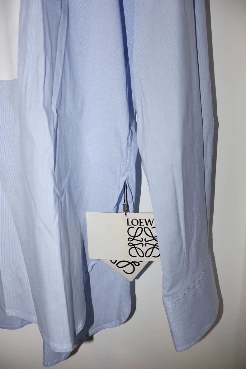 Loewe LOEWE Blue and white stitching shirt Size S / US 4 / IT 40 - 5 Thumbnail
