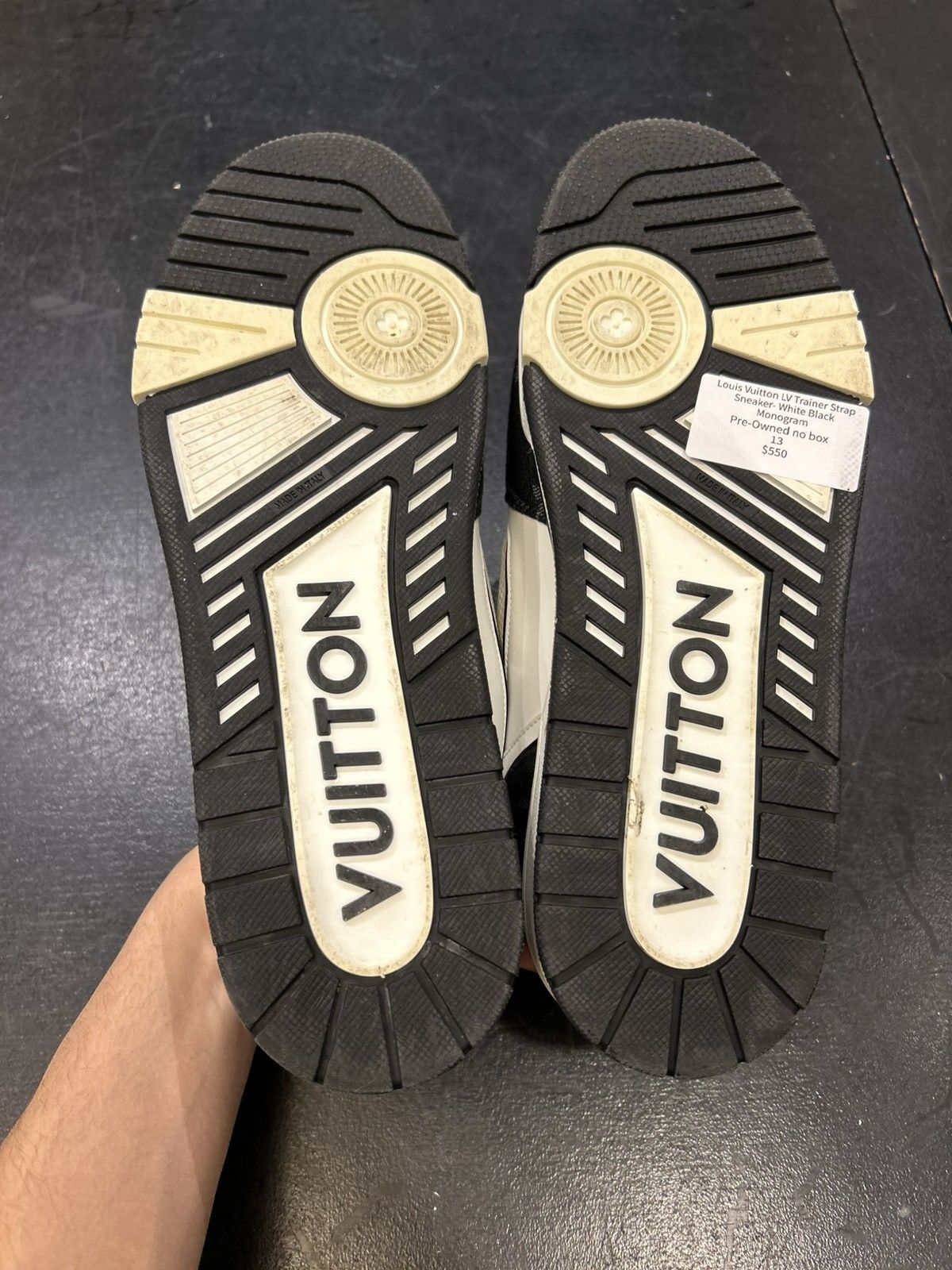 Louis Vuitton Louis Vuitton Trainer Strap - White Black Size US 13 / EU 46 - 7 Thumbnail