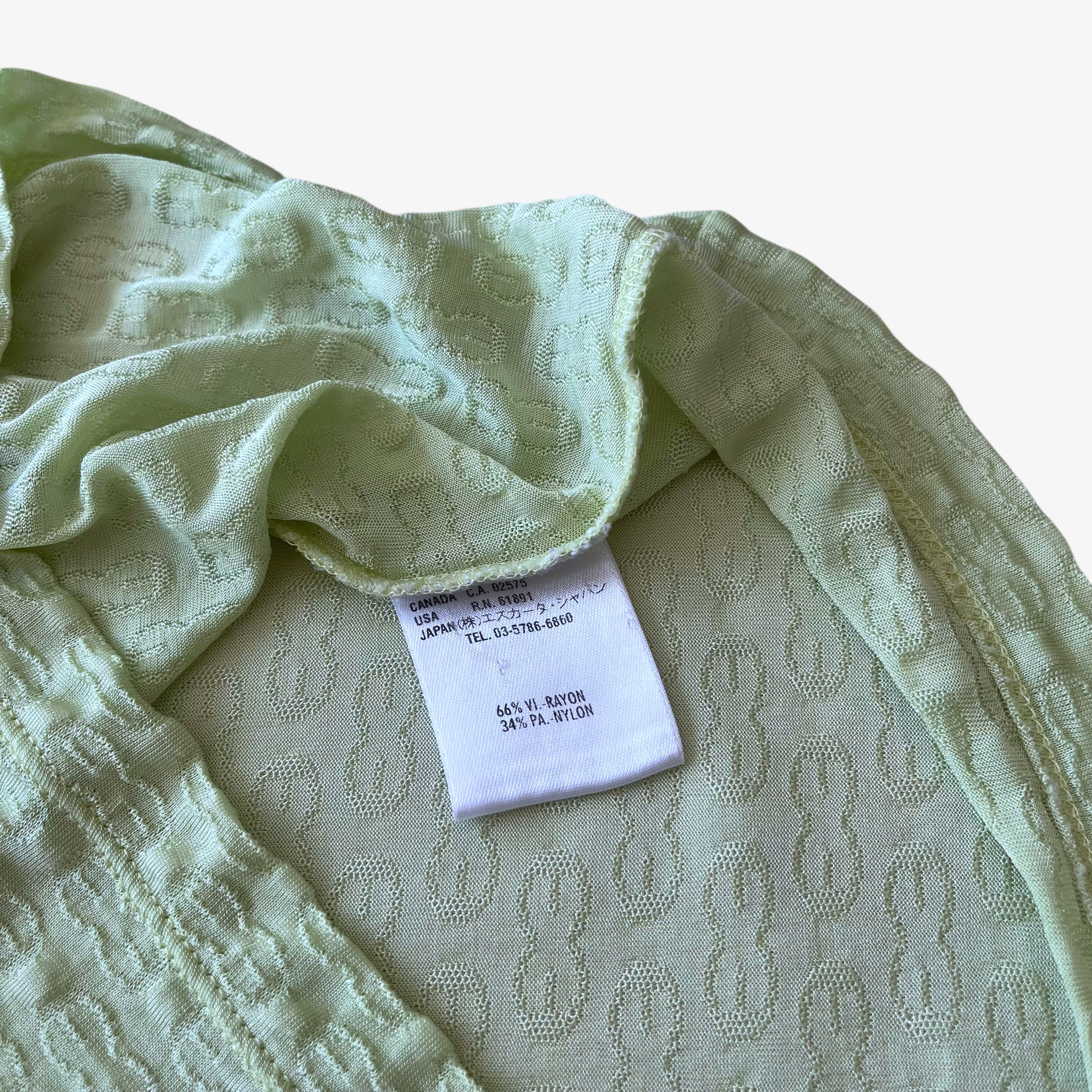 Escada Vintage Women's Escada Monogram Embroidered Green T-Shirt Size S / US 4 / IT 40 - 4 Thumbnail