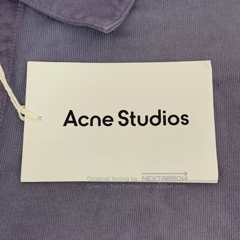 Acne Studios Acne Studios Purple shaped tie-dye printed cotton collar l Size XXS / US 00 / IT 34 - 6 Thumbnail