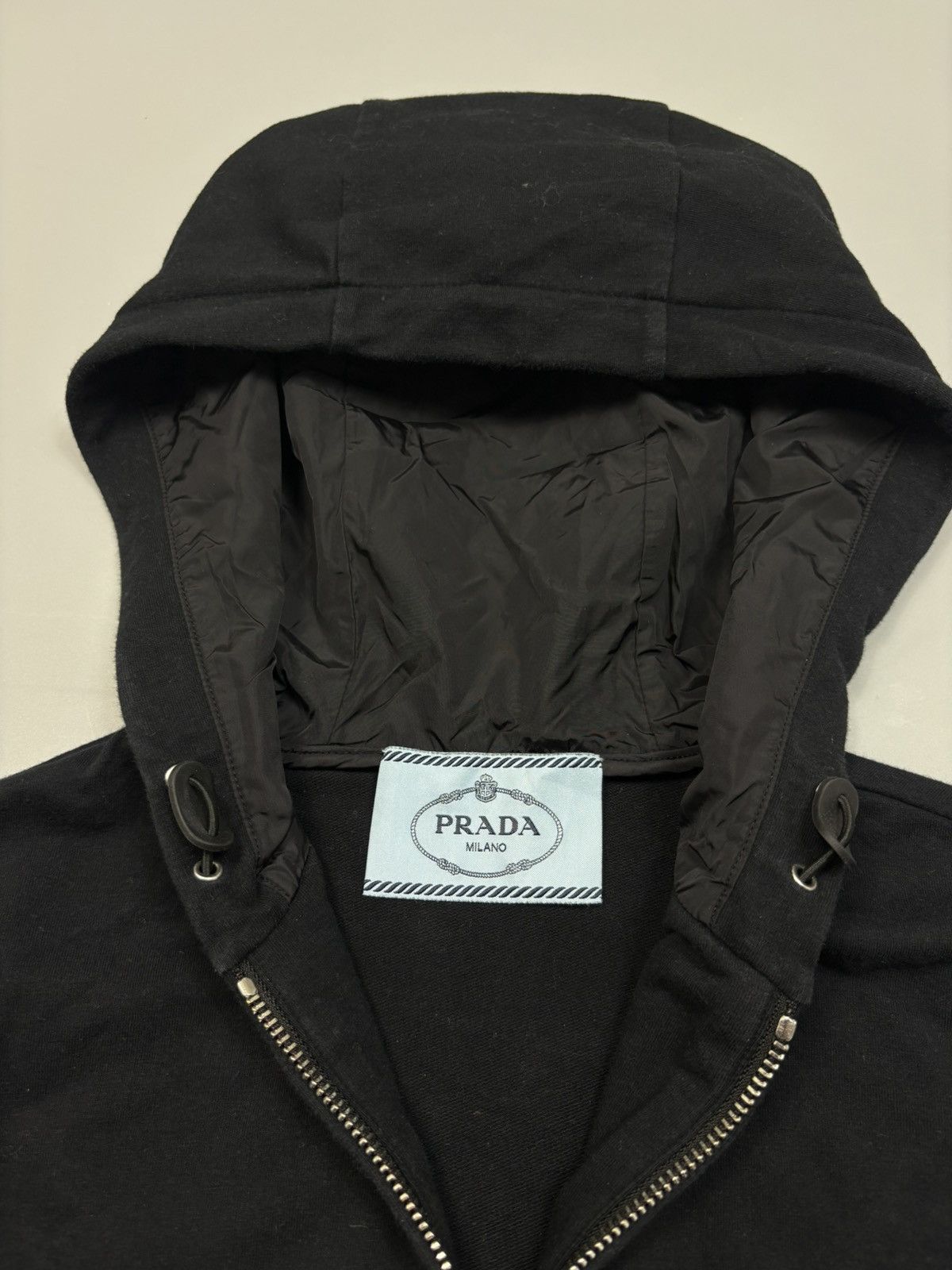 Prada PRADA RED TAB WOMEN’S NYLON ZIP HOODIE Size S / US 4 / IT 40 - 11 Thumbnail