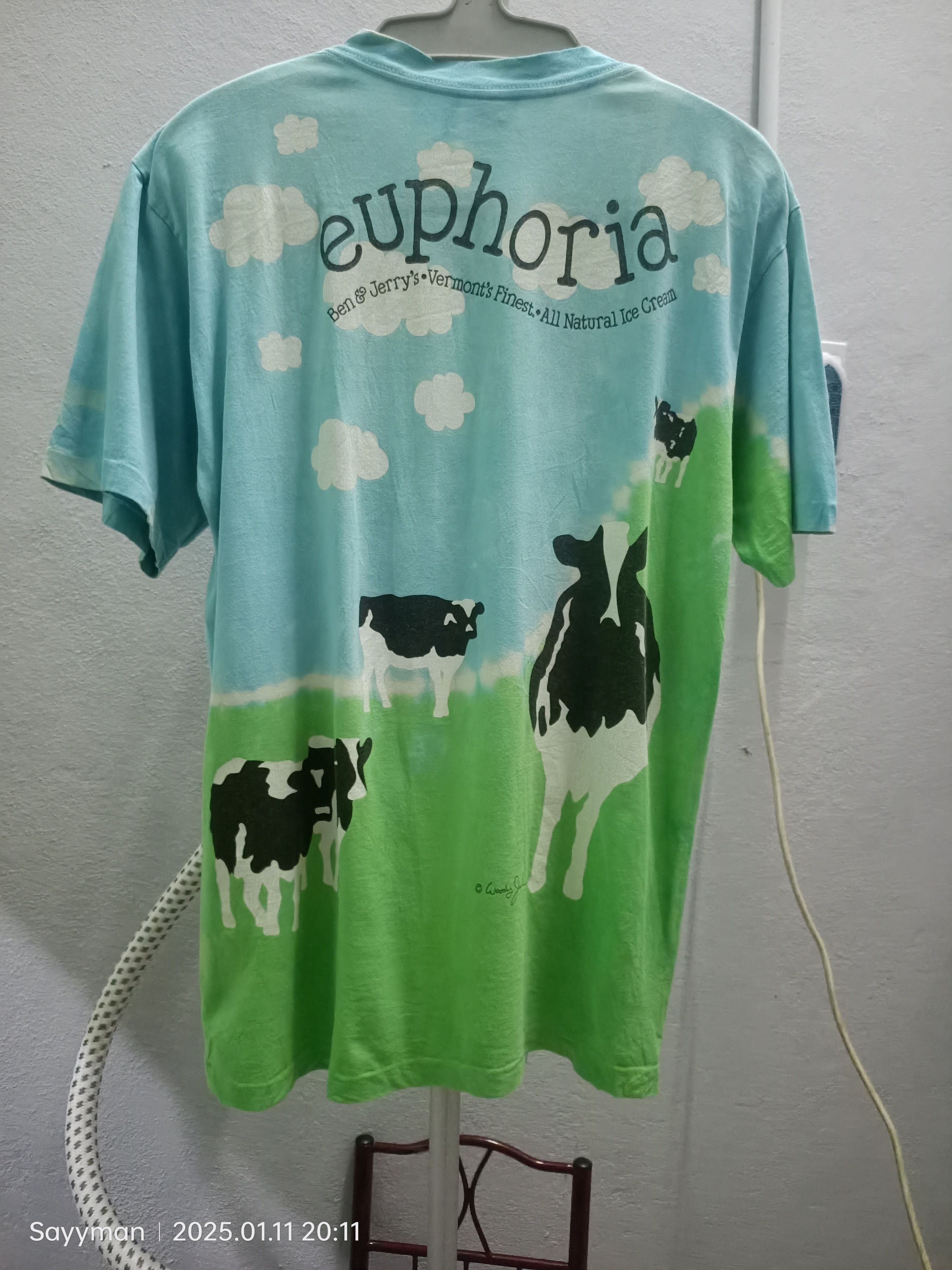 Liquid Blue × Vintage Vintage Liquid Blue Ben & Jerry’s Euphoria Graphic T-shirt Size US M / EU 48-50 / 2 - 3 Thumbnail