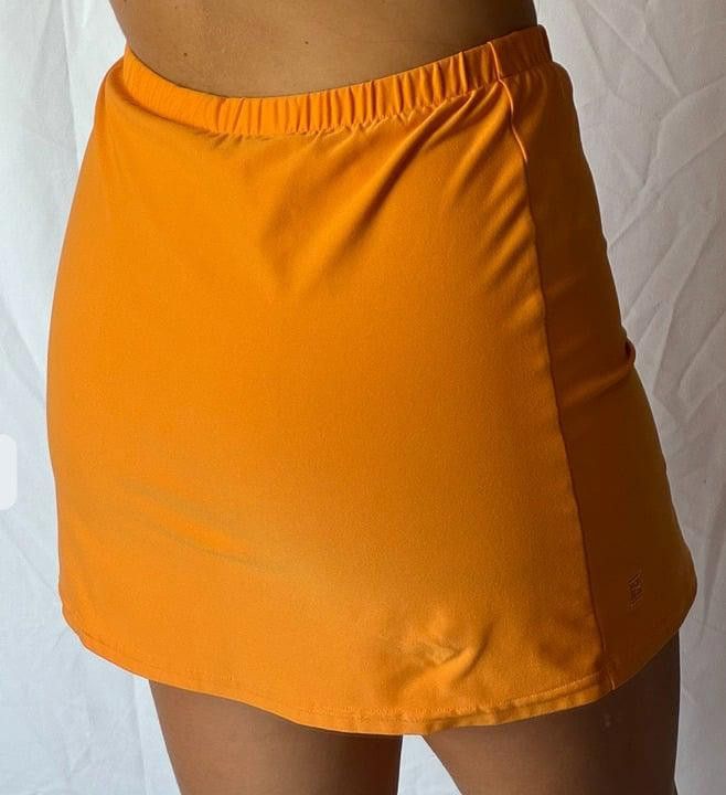 Nike Orange NikeDri-Fit Skirt Size 26" / US 2 / IT 38 - 2 Thumbnail