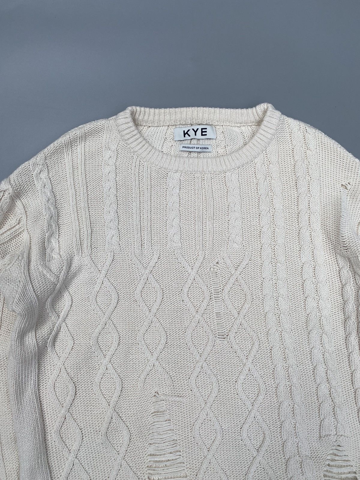 KYE 2023 Kye Destroyed DNA-Knit Sweater Size M / US 6-8 / IT 42-44 - 5 Thumbnail