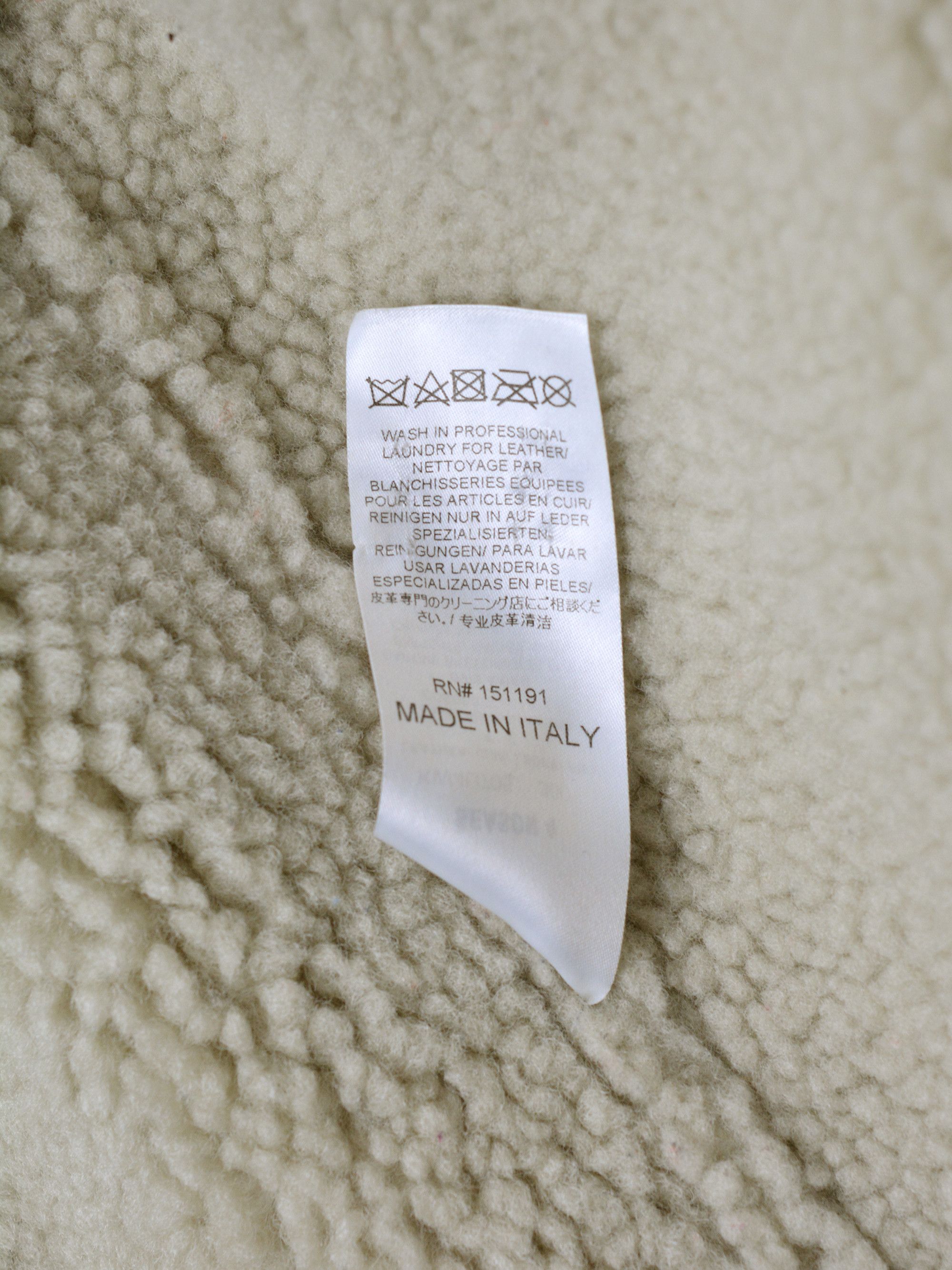 Yeezy Yeezy Season 4 (2017) - Short Shearling Jacket - Dune Size US S / EU 44-46 / 1 - 12 Thumbnail