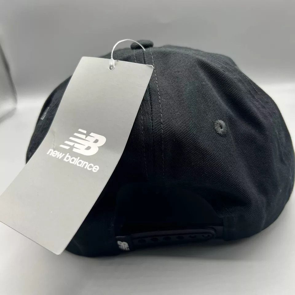 New Balance New Balance Logo Hat Men Black Snap Back Cap New Size ONE SIZE - 4 Thumbnail