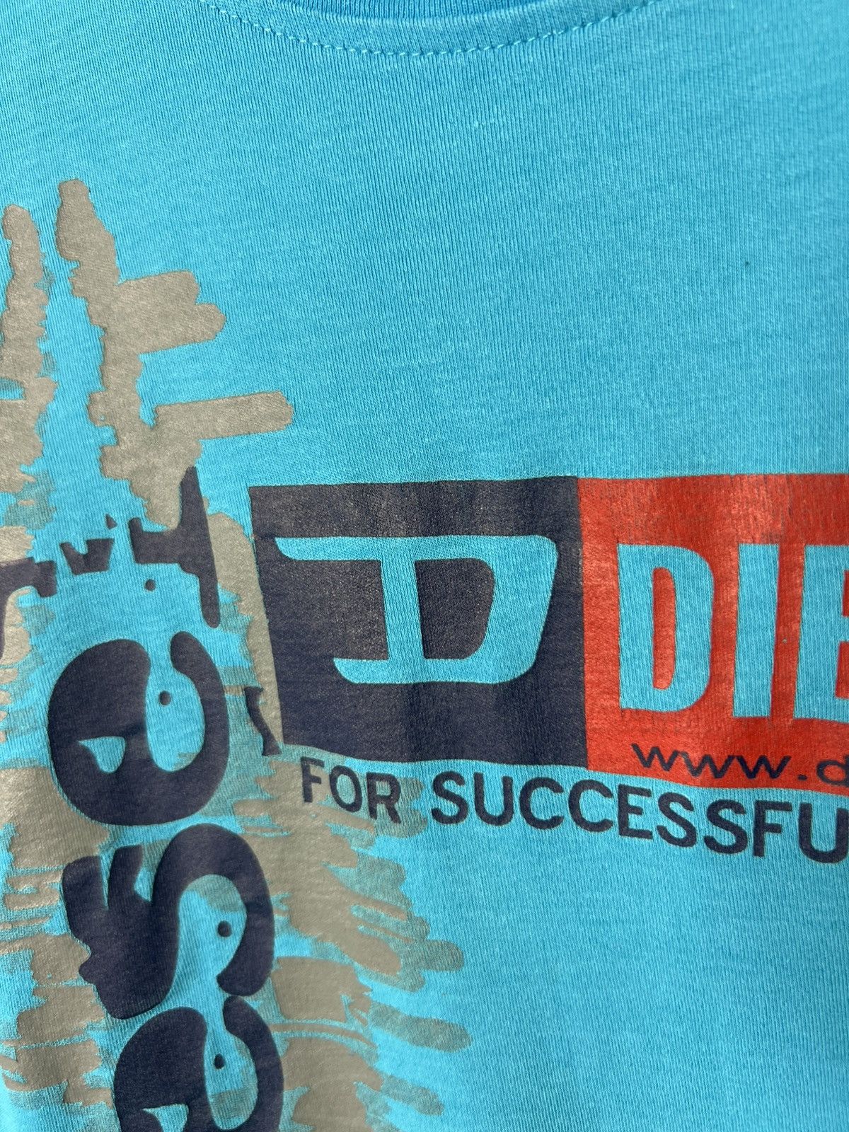 Diesel Rare Vintage Diesel Big Logo Tee Men’s T-Shirt Size S-M Size US M / EU 48-50 / 2 - 7 Thumbnail