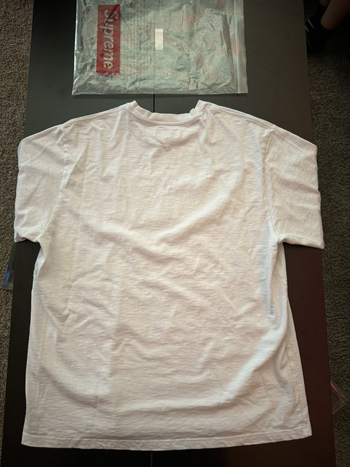 Supreme Supreme Old English Short Sleeve Top ‘White’ Size US XL / EU 56 / 4 - 8 Thumbnail
