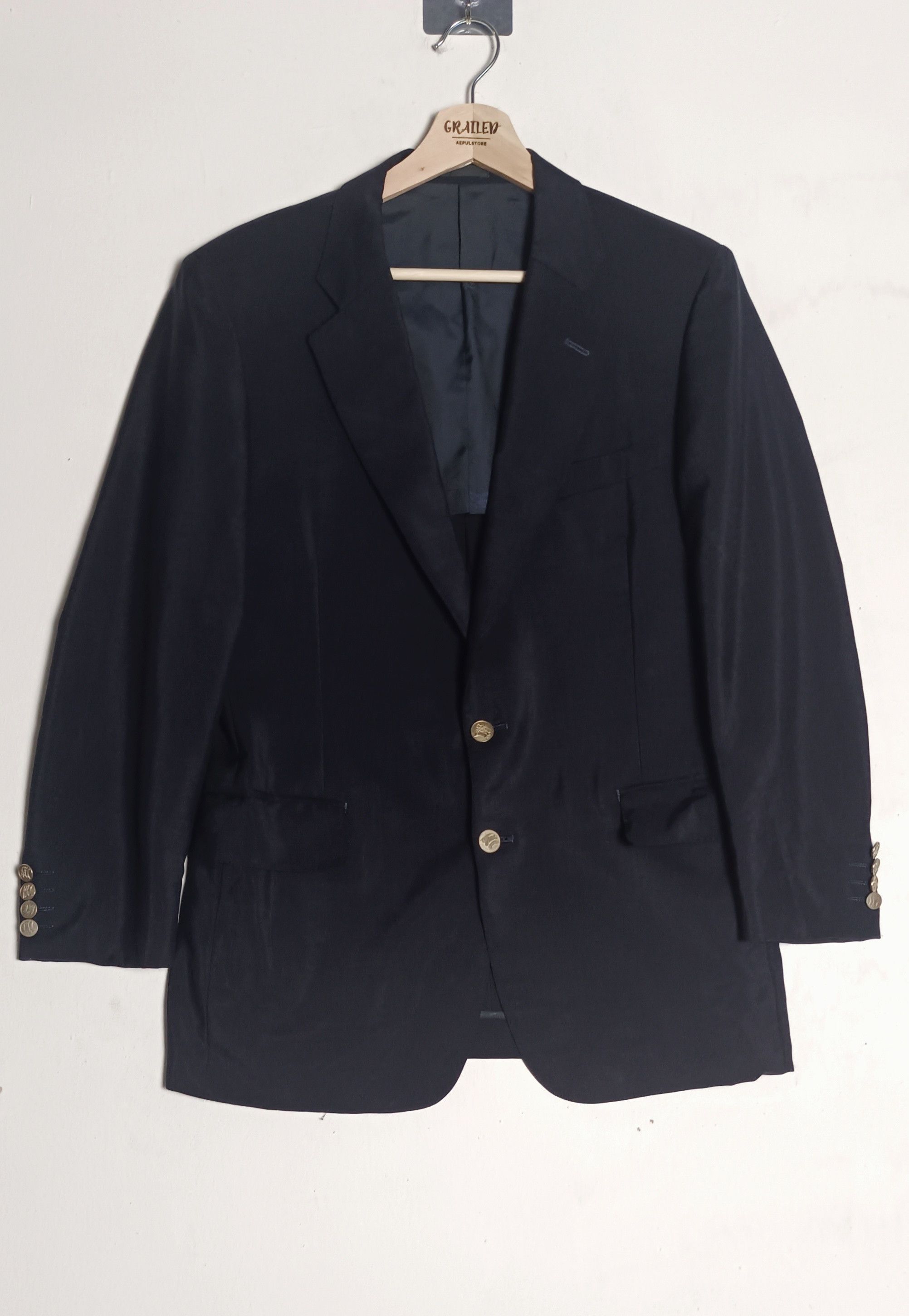 Burberry × Vintage Vintage Burberry Blazer Suit Jacket 1980/1990s Size US S / EU 44-46 / 1 - 1 Thumbnail