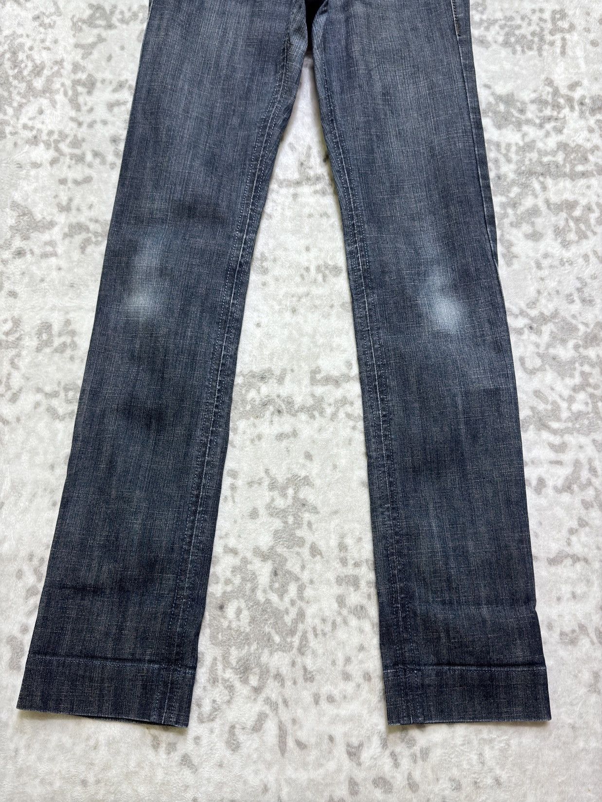 Marithe + Francois Girbaud Vintage Girbaud Y2K Skinny Denim Unique Pocket Design Size US 28 / EU 44 - 6 Thumbnail