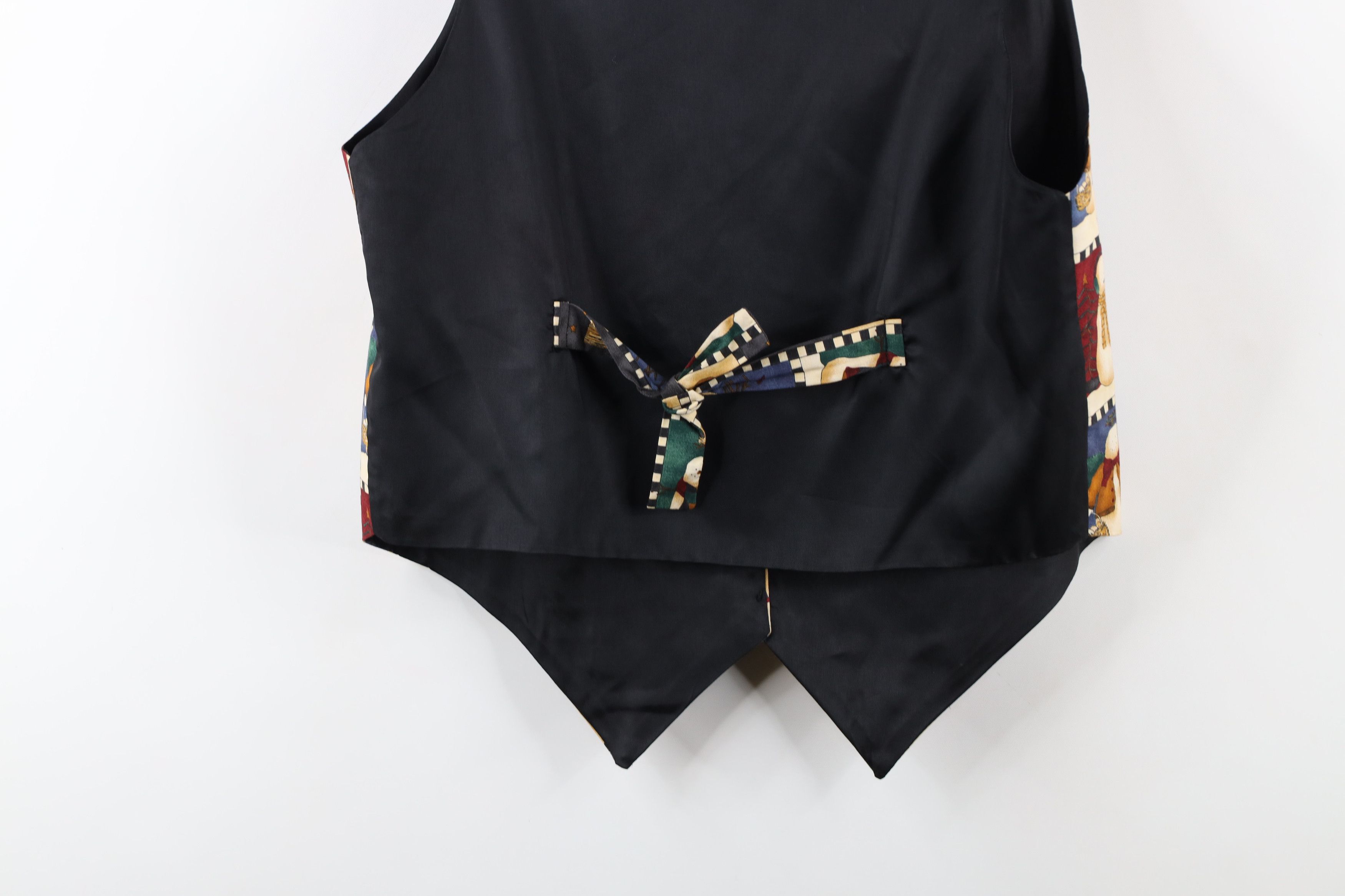 Vintage Vintage 90s Streetwear Christmas Snowman Tie Back Jacket Size S / US 4 / IT 40 - 14 Thumbnail