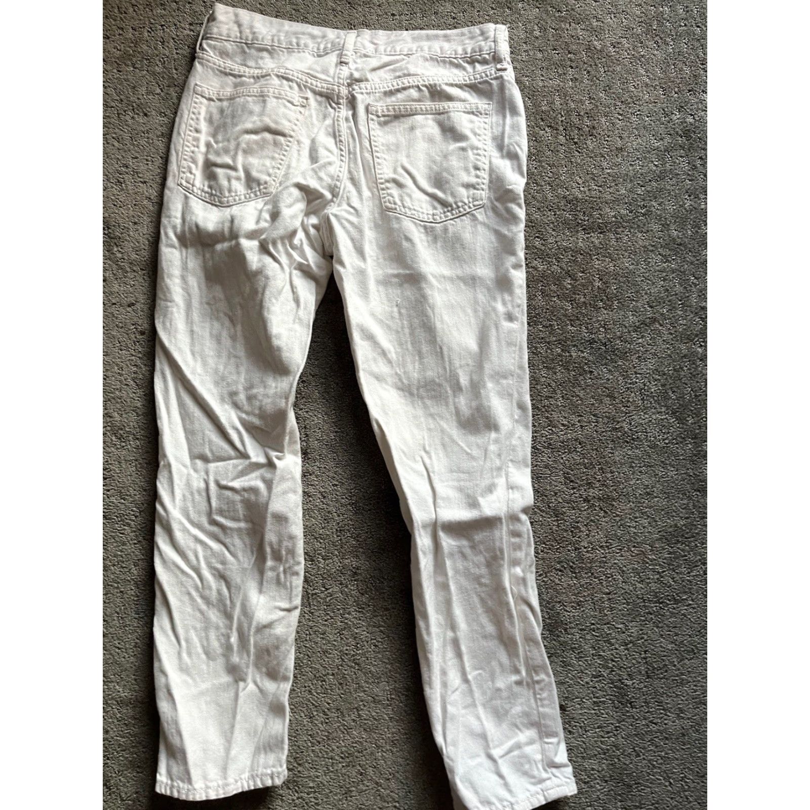Gap Gap Jeans 28 White Skinny Mid Rise Light Washed Denim Womens Size 28" / US 6 / IT 42 - 3 Thumbnail