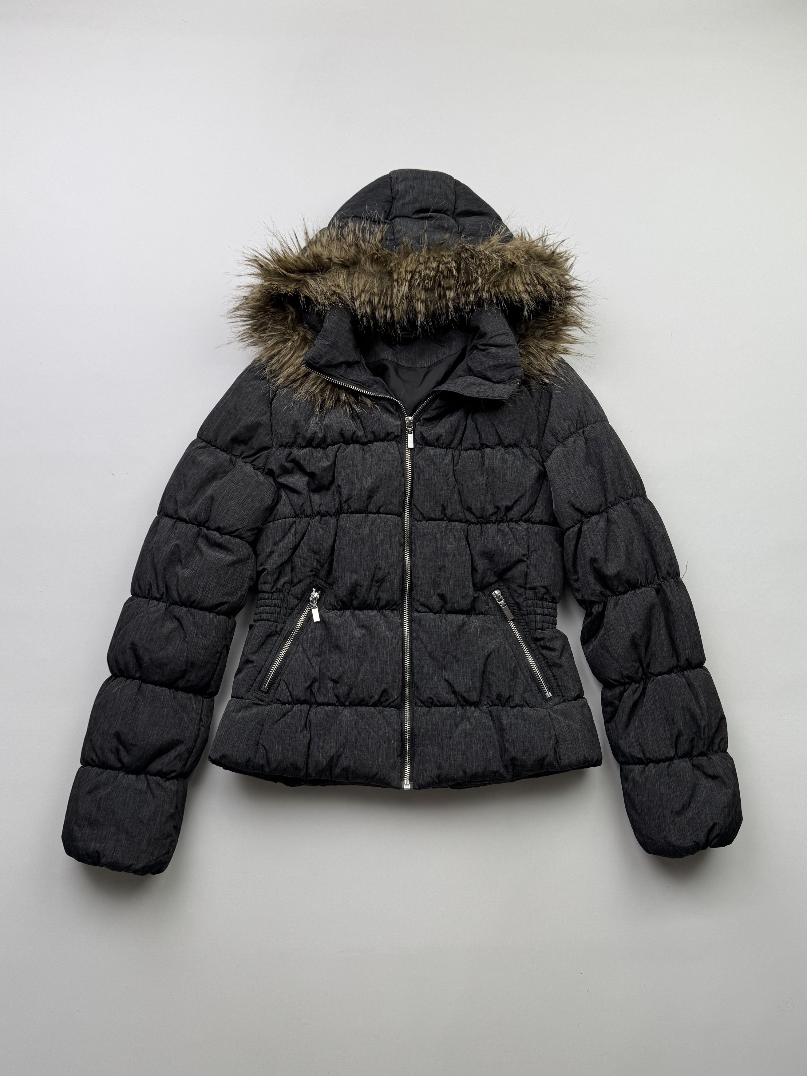 Japanese Brand Vintage Cropped Faux Fur Hood Jacket B756(V44)E2 Size XS / US 0-2 / IT 36-38 - 1 Thumbnail