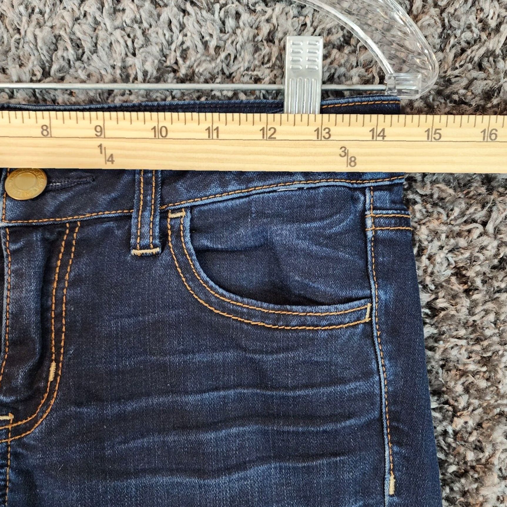 American Eagle Outfitters VINTAGE American Eagle Womens Jeans Jegging Size 2 Blue Super Stretch Women's Size 26" / US 2 / IT 38 - 4 Thumbnail