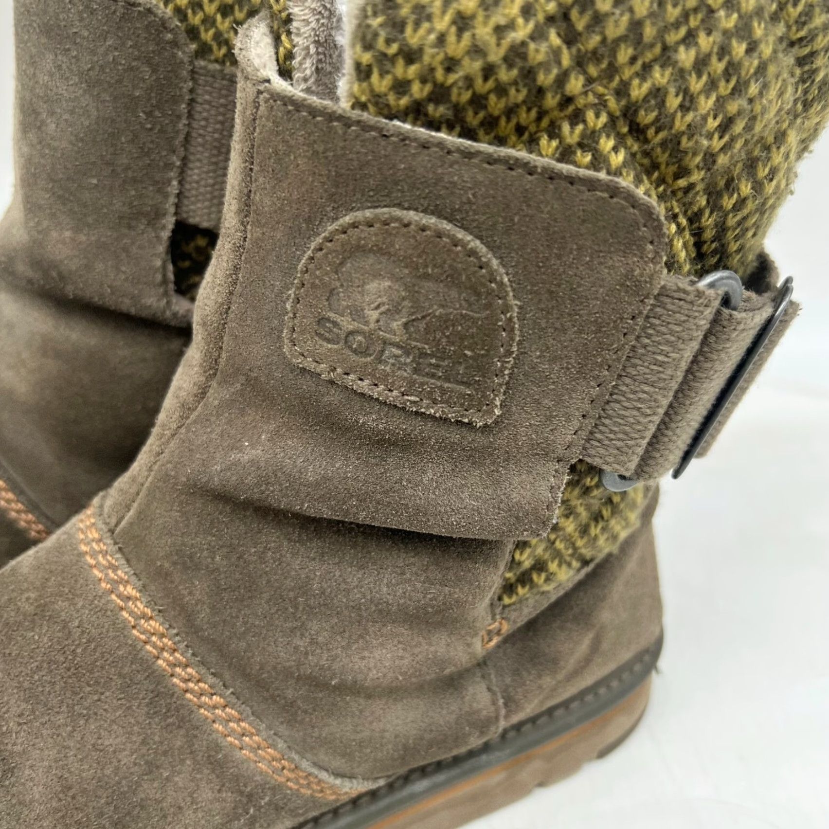 SOREL Sorel Campus Mid Height Winter Suede Boots Women's US 7 Beige Quilted Outdoor Boots Size US 7 / IT 37 - 3 Thumbnail