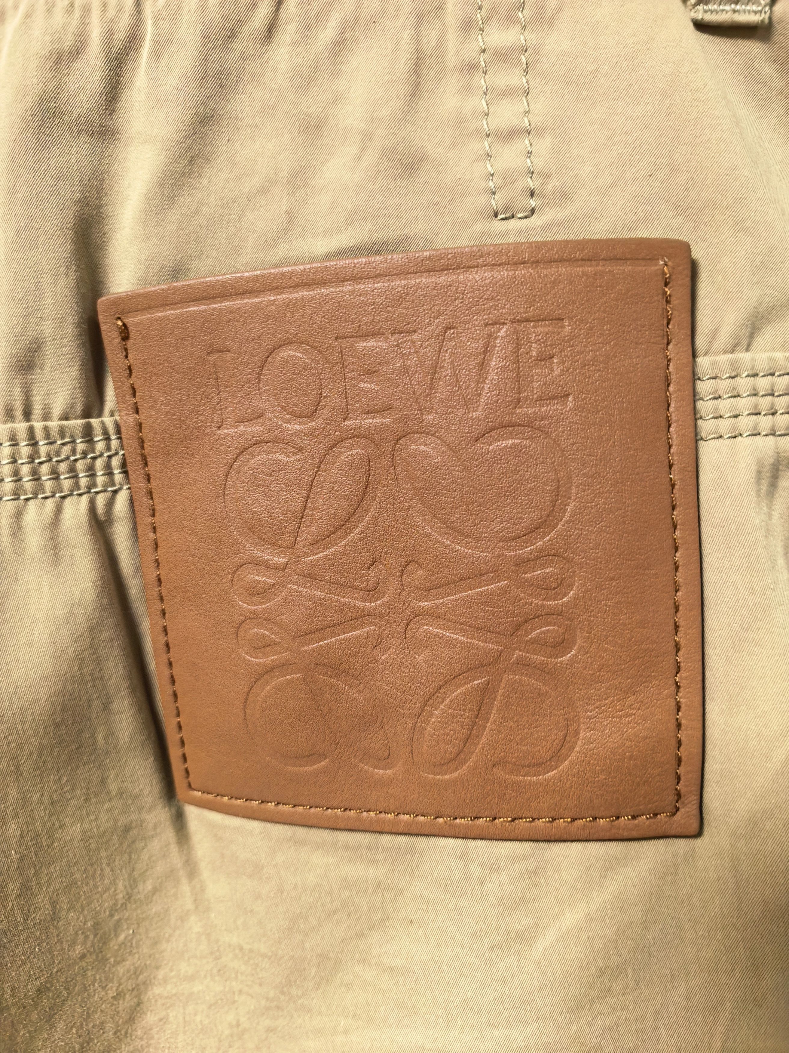 Loewe LOEWE SS23 38 cotton-silk leather tag shorts Size 26" / US 2 / IT 38 - 5 Thumbnail