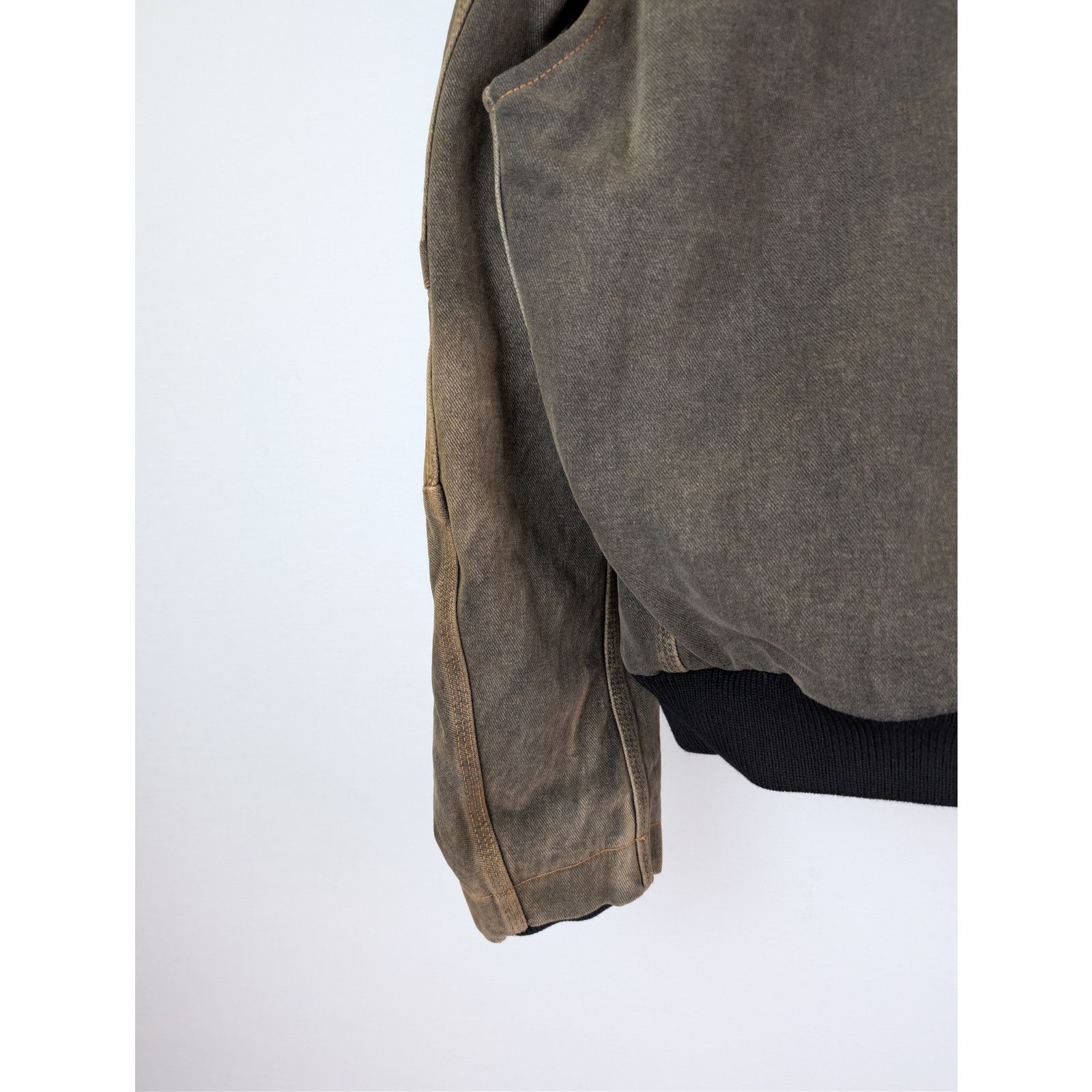 Maison Margiela o1rshd1 MM6 Hooded Hoodie Denim Jacket in Brown Size US M / EU 48-50 / 2 - 12 Thumbnail