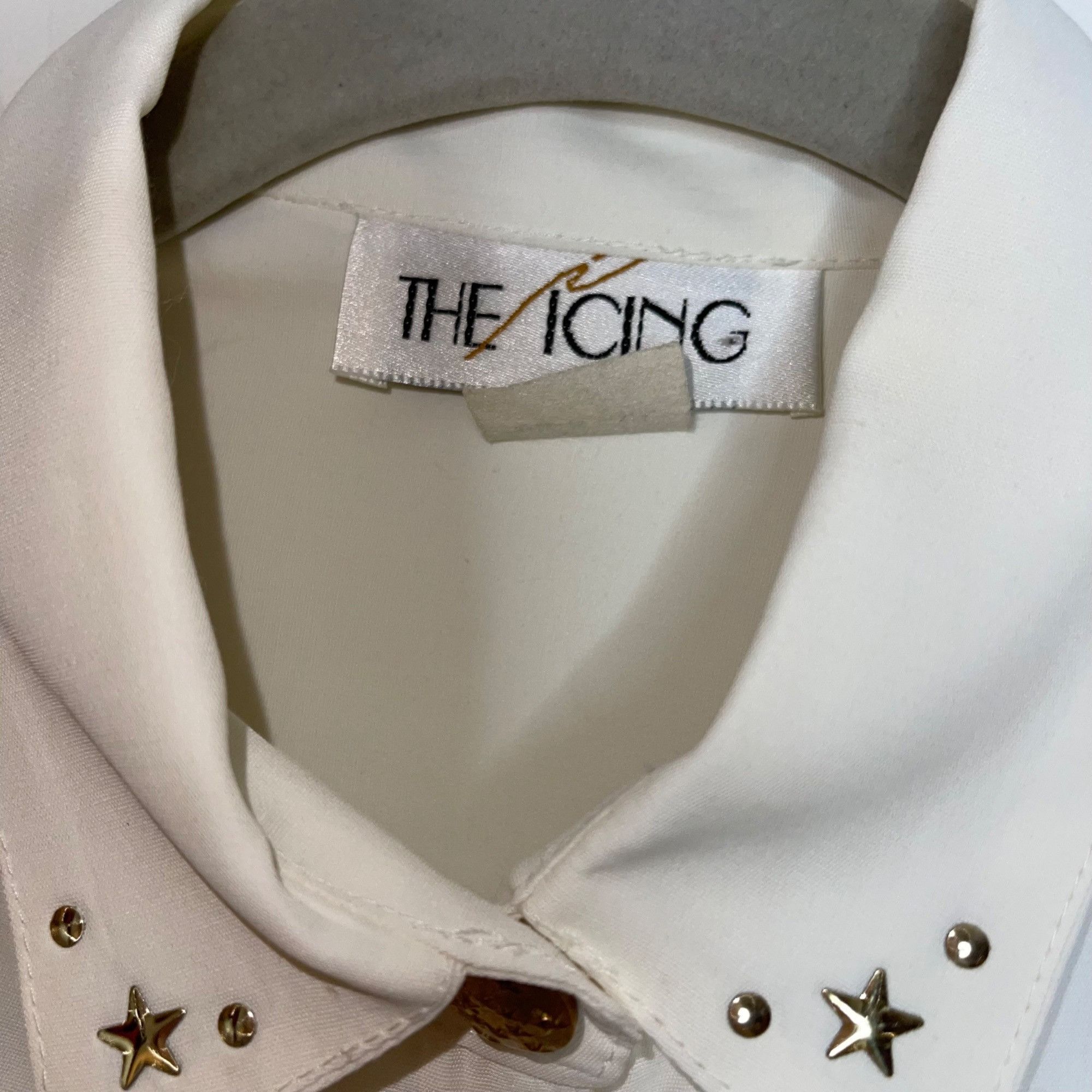 Vintage The Icing Vintage Womens Blouse Size Small White Size S / US 4 / IT 40 - 4 Thumbnail